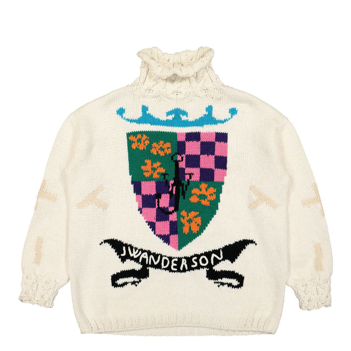 Hand Knit Mock Neck Jumper