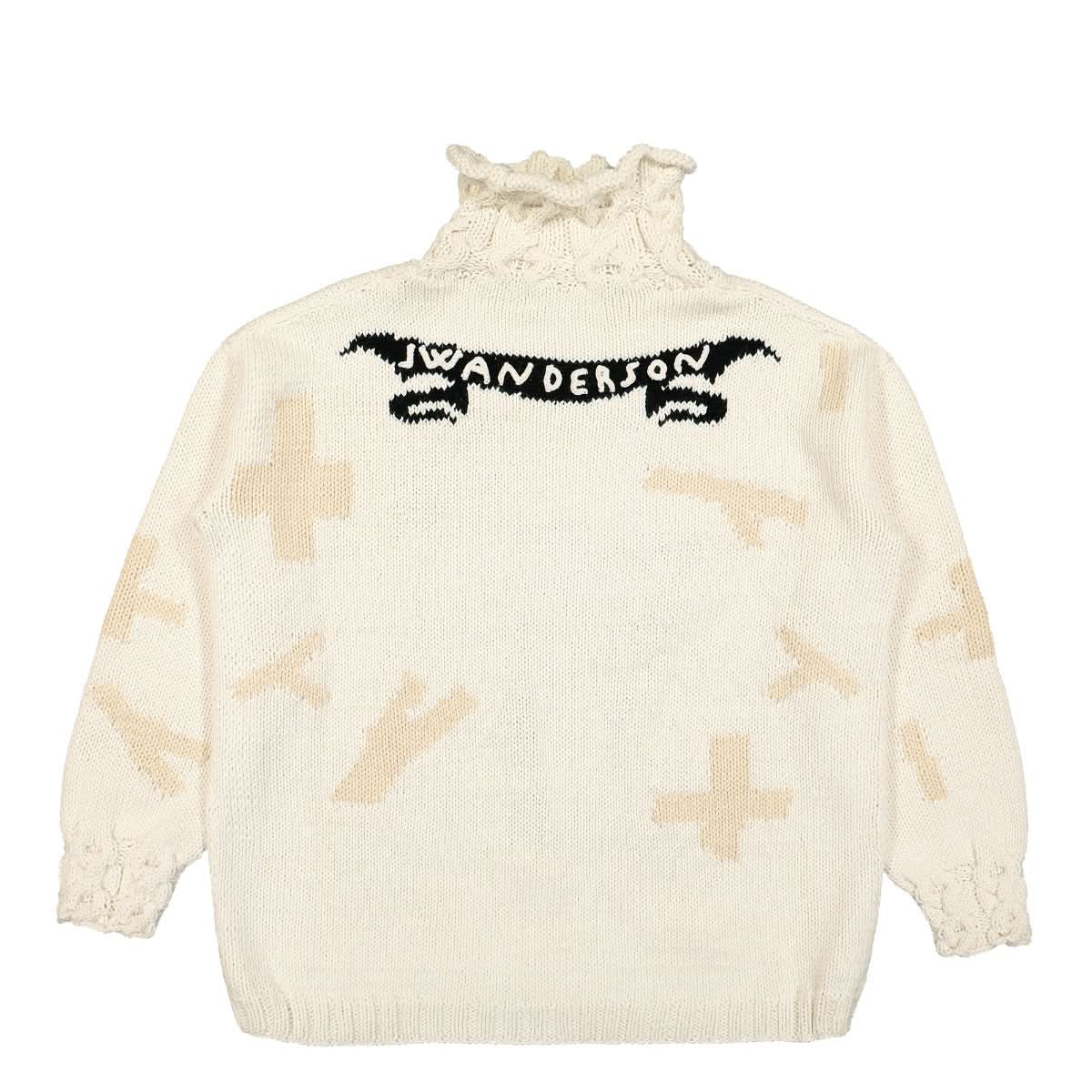 Hand Knit Mock Neck Jumper - Image 2