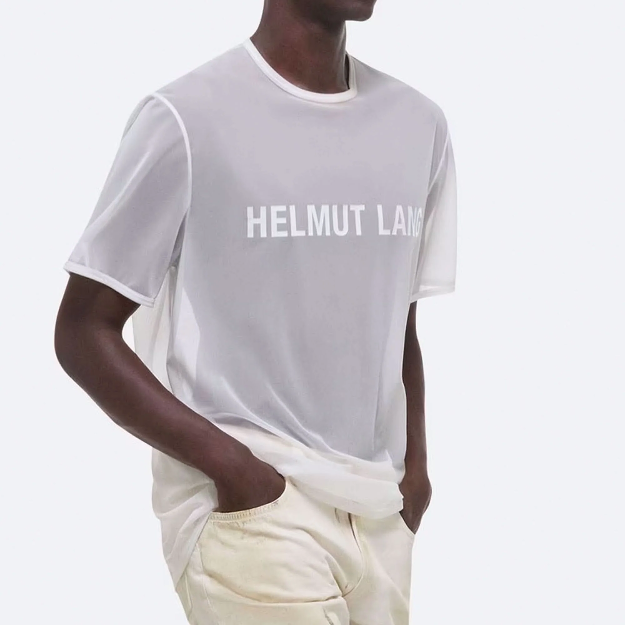 Sheer Logo Tee - Image 2