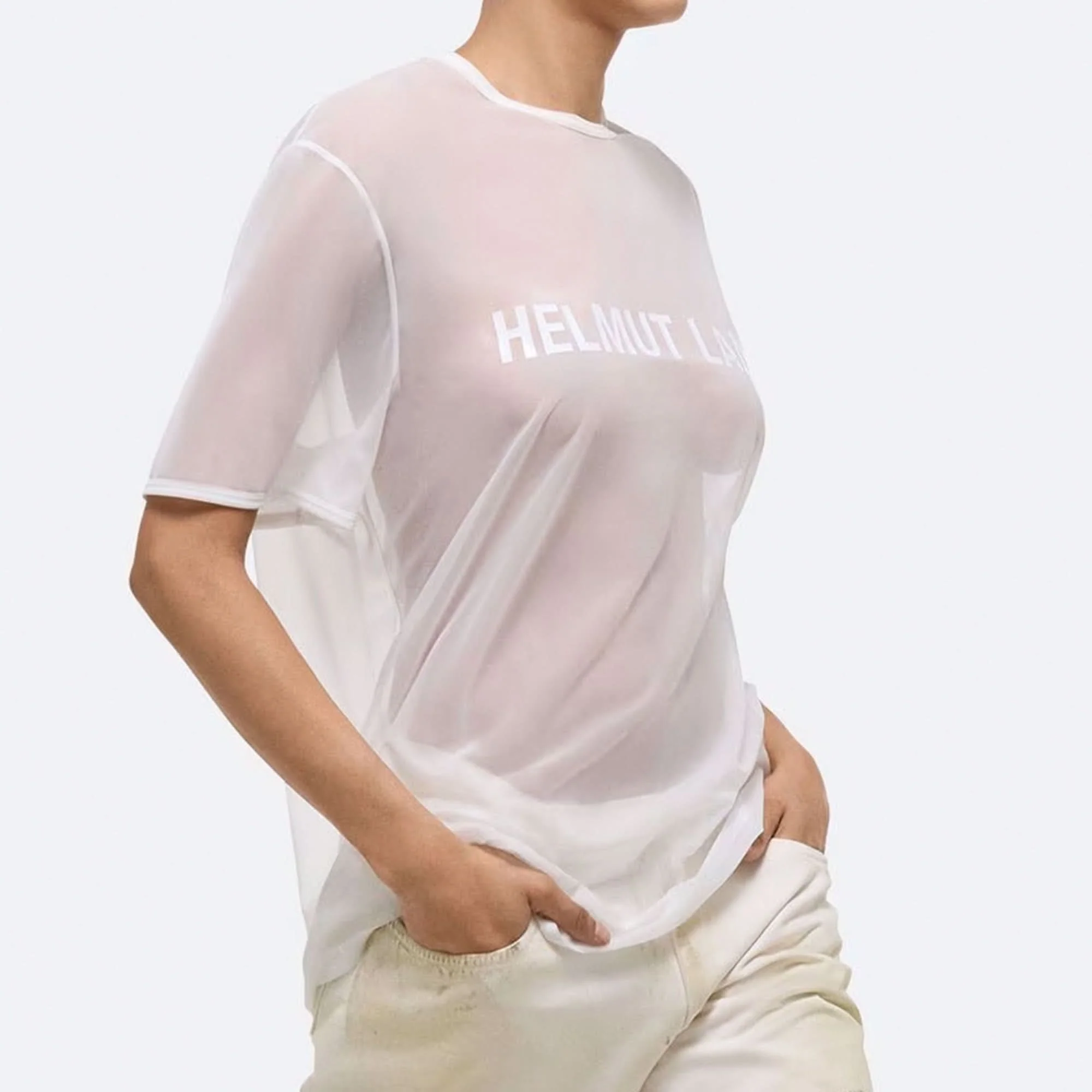 Sheer Logo Tee - Image 7