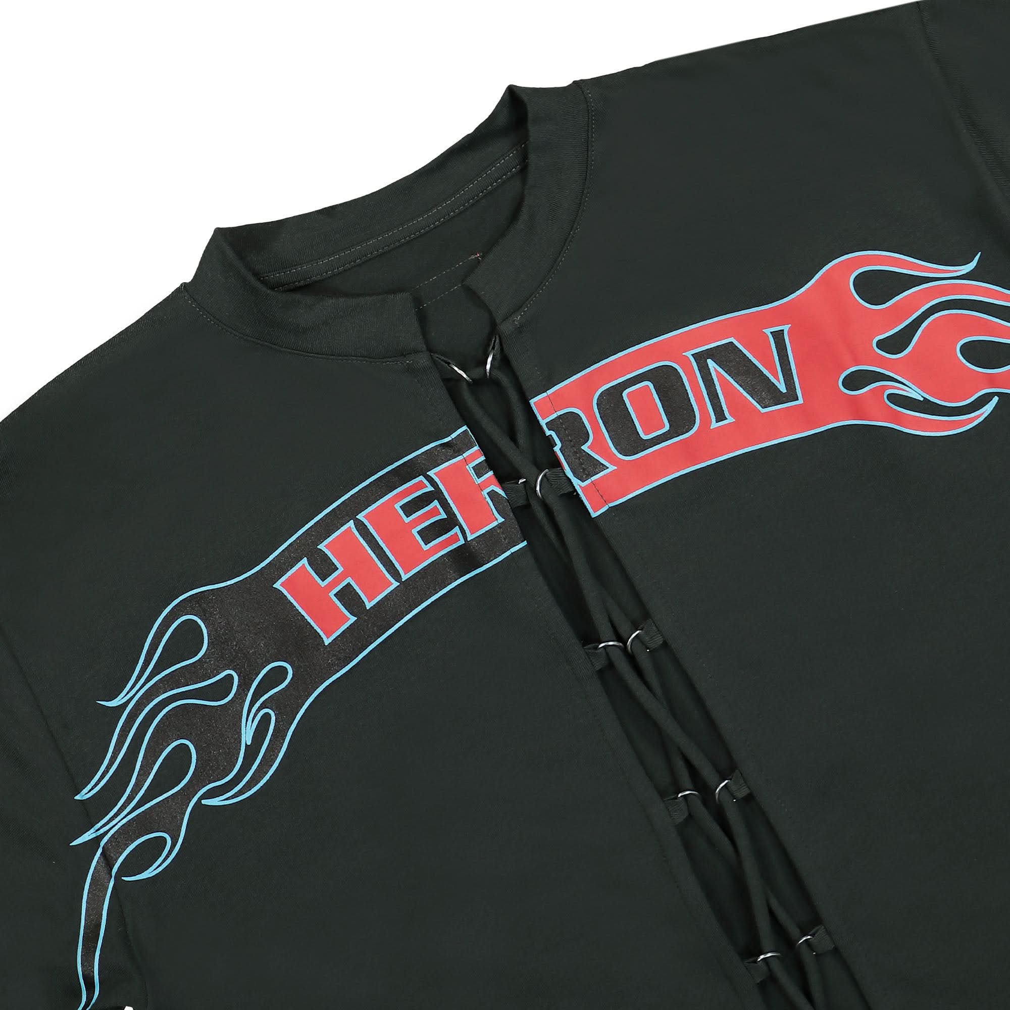 HP Flaming Lace-Up SS Tee - Image 3