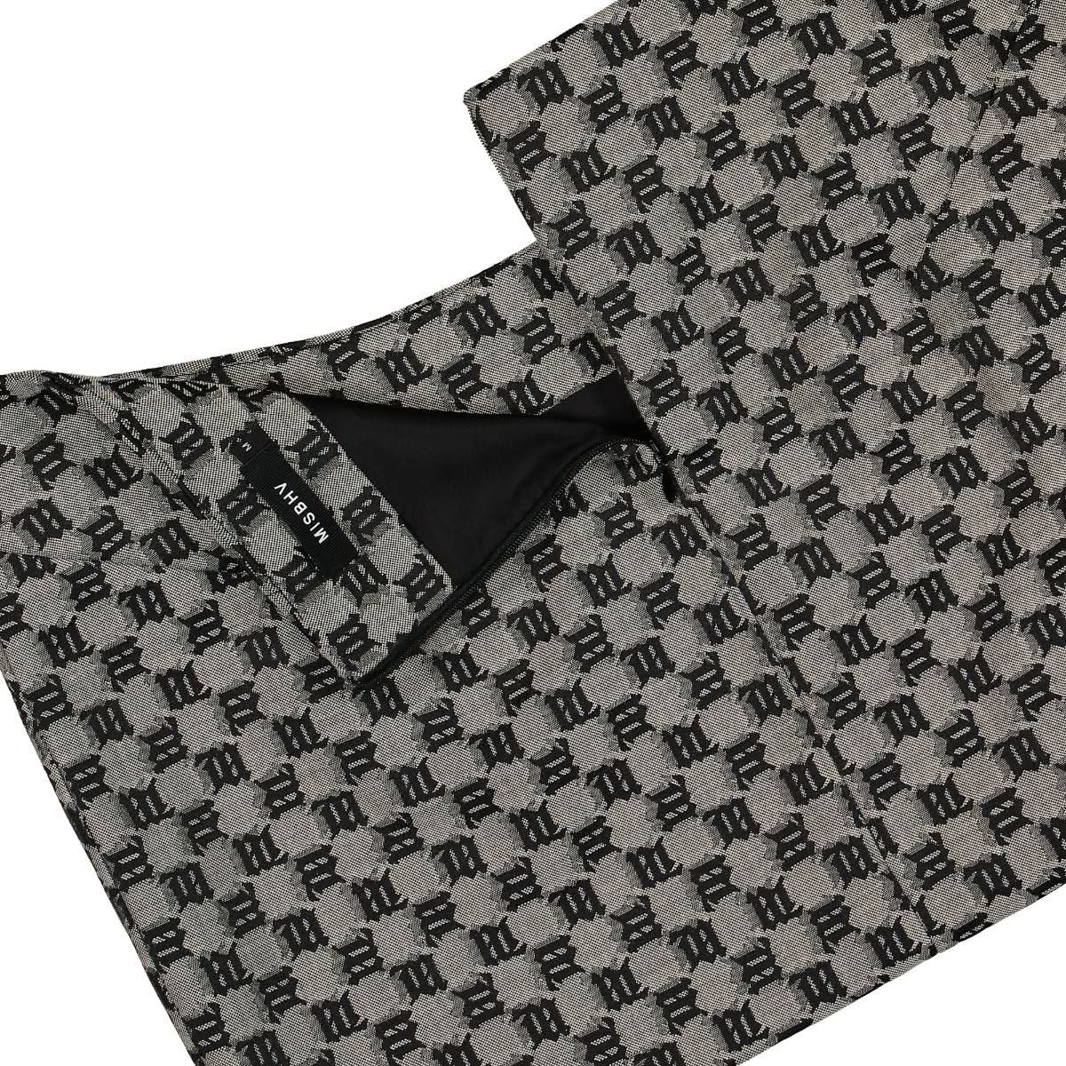 Jacquard Canvas Monogram Low Waisted Skirt - Image 4