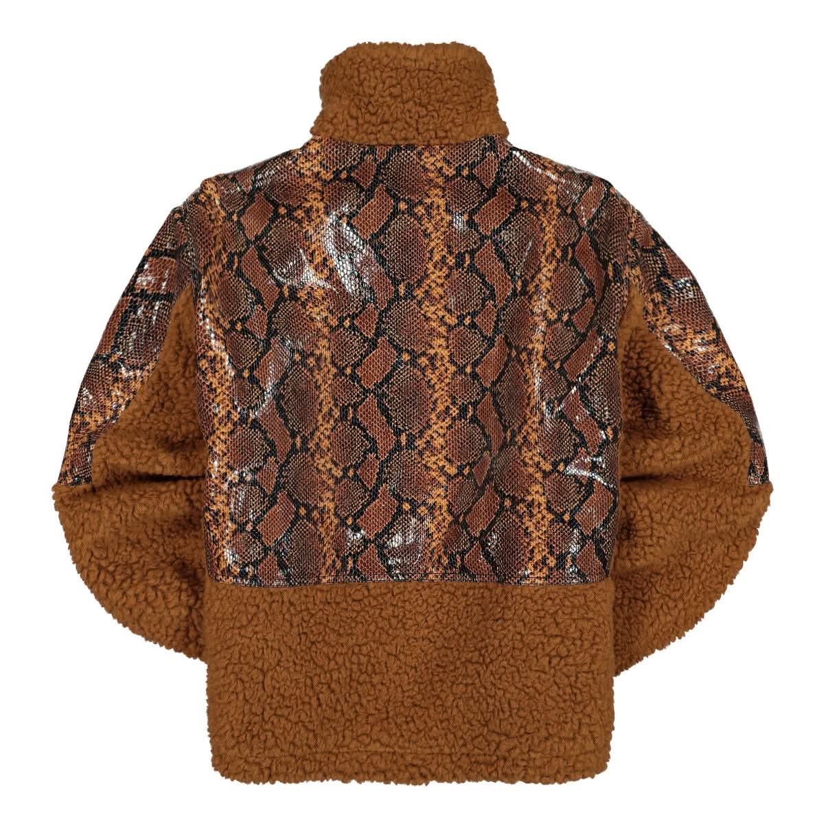 Janan Snakeskin Teddy Jacket - Image 2