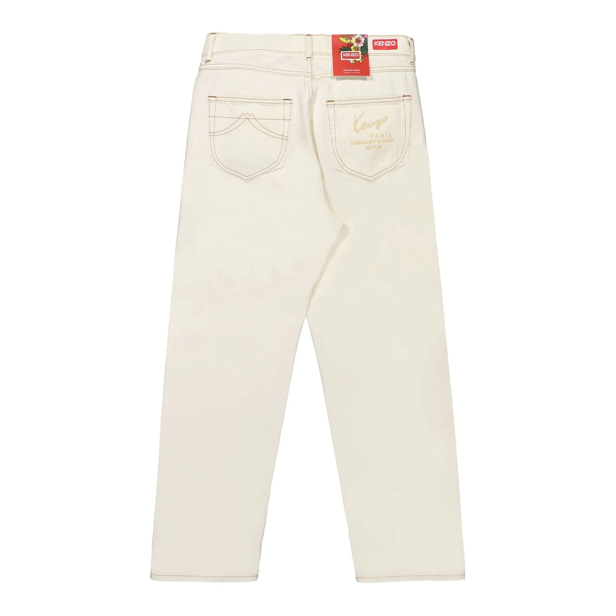 Cropped Asagao Straight Fit Jeans - Image 2