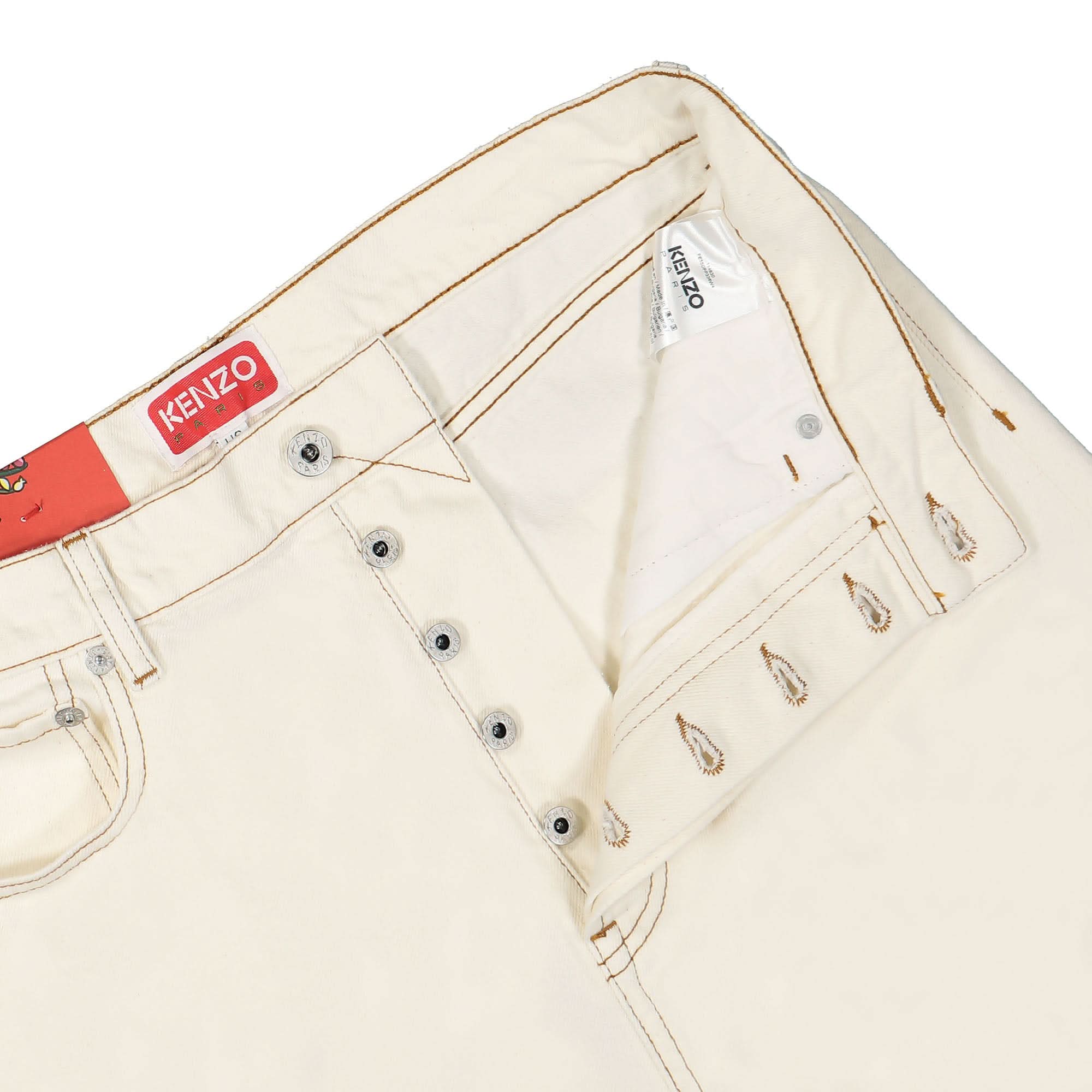 Cropped Asagao Straight Fit Jeans - Image 4