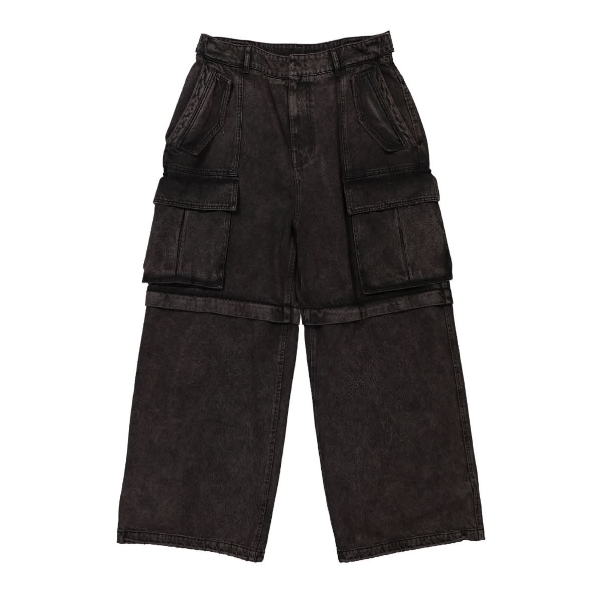 Knee Detachable Layered Pants