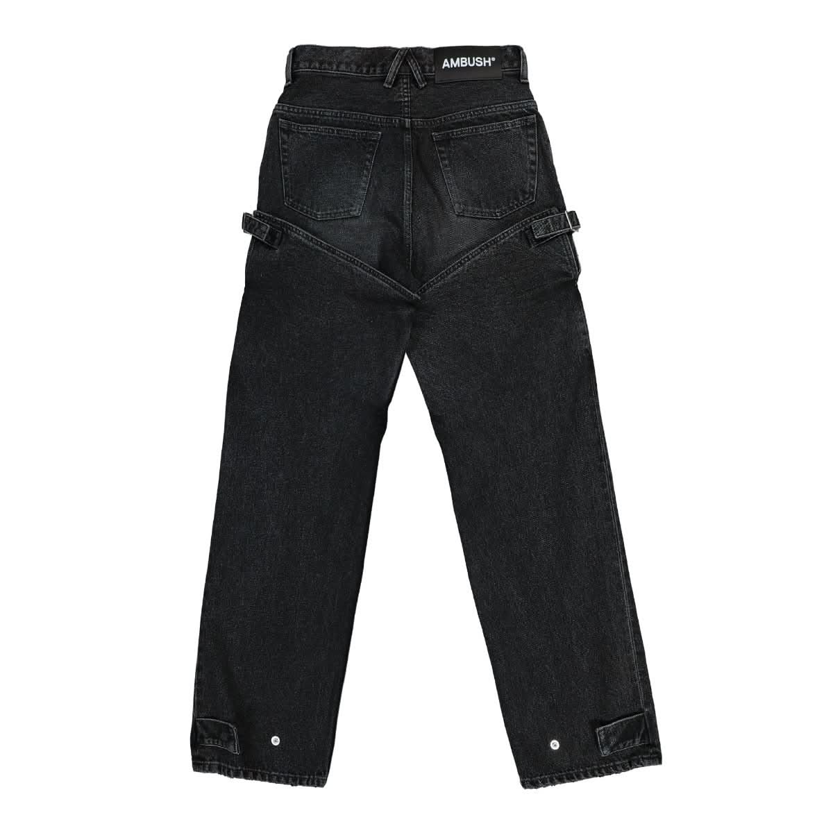 Ladies Boots Detailed Denim Pants - Image 4