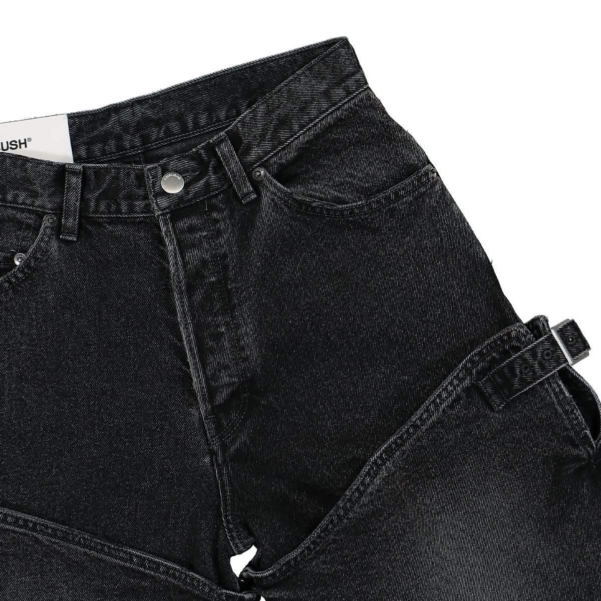 Ladies Boots Detailed Denim Pants - Image 6