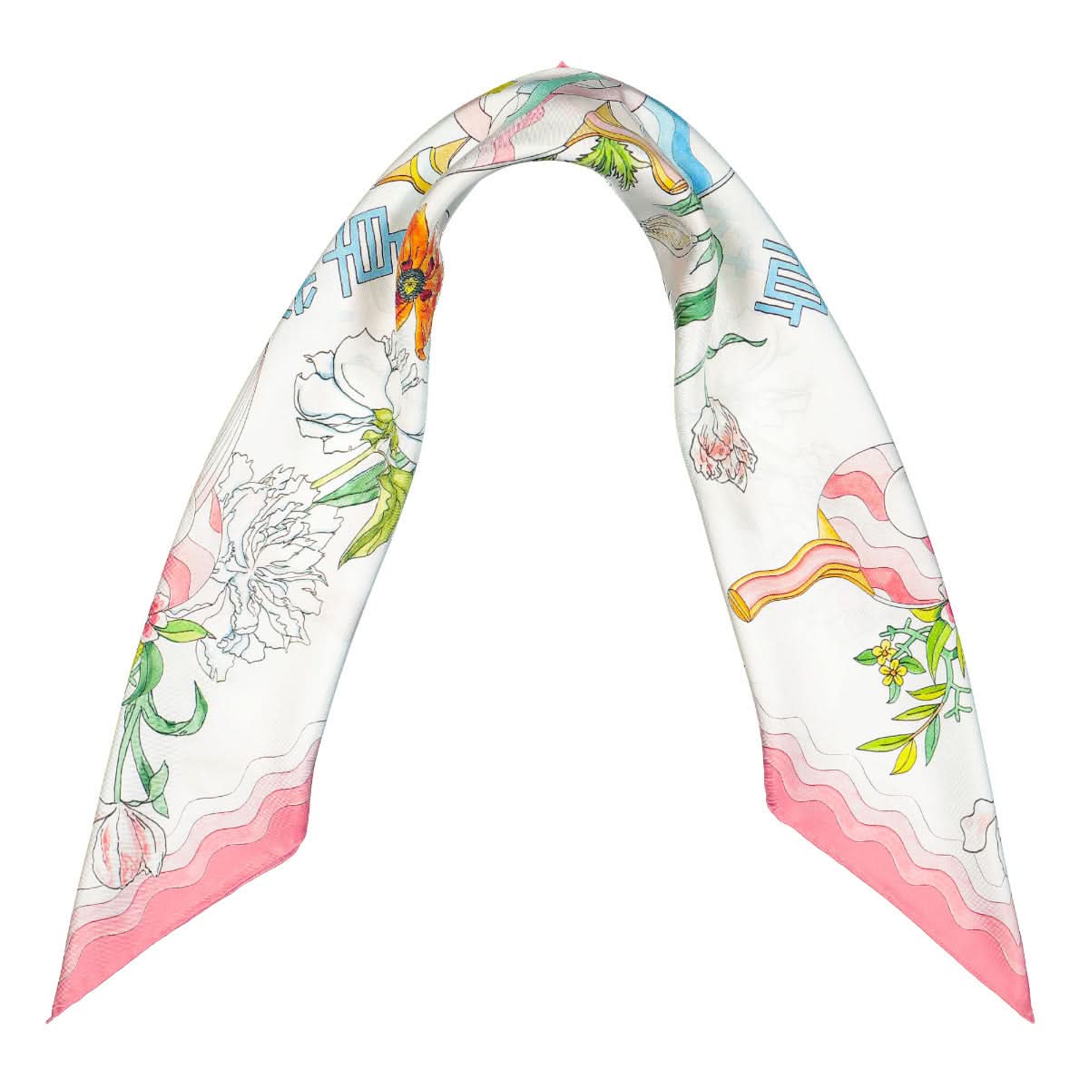 Large Silk Twill Scarf - Image 3