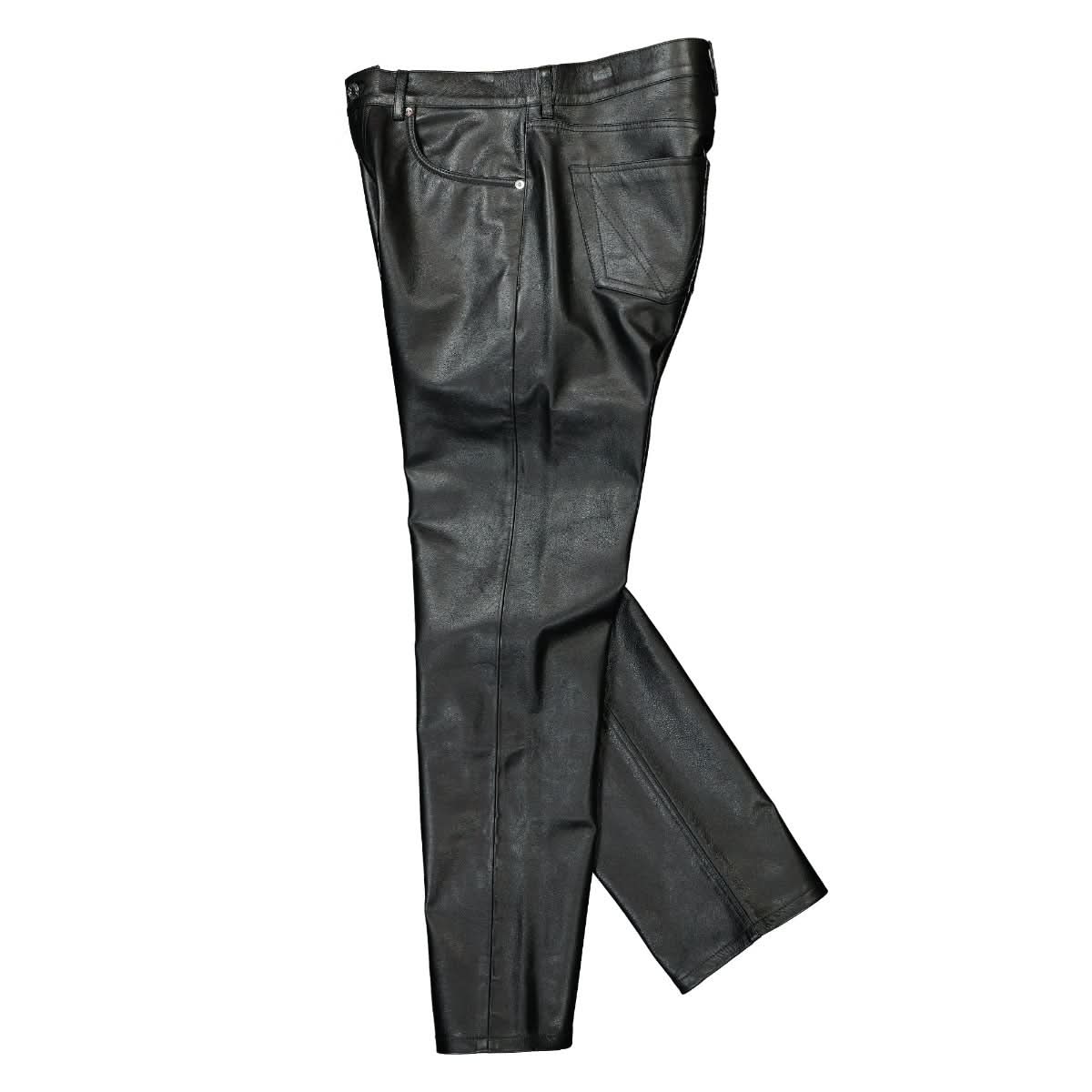 Leather Tailored Pants - Image 3