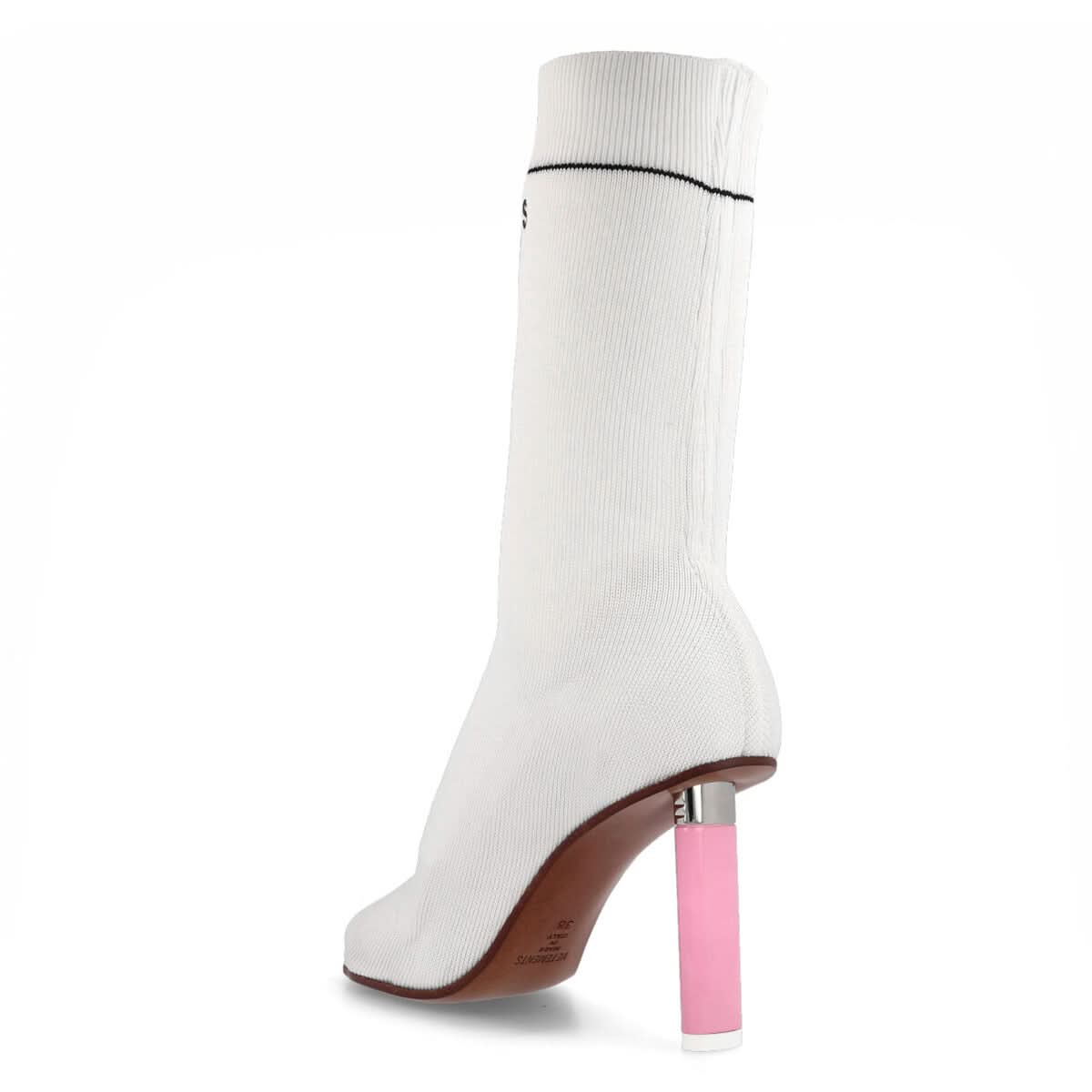 Lighter Heel Ankle Sock Boots - Image 3