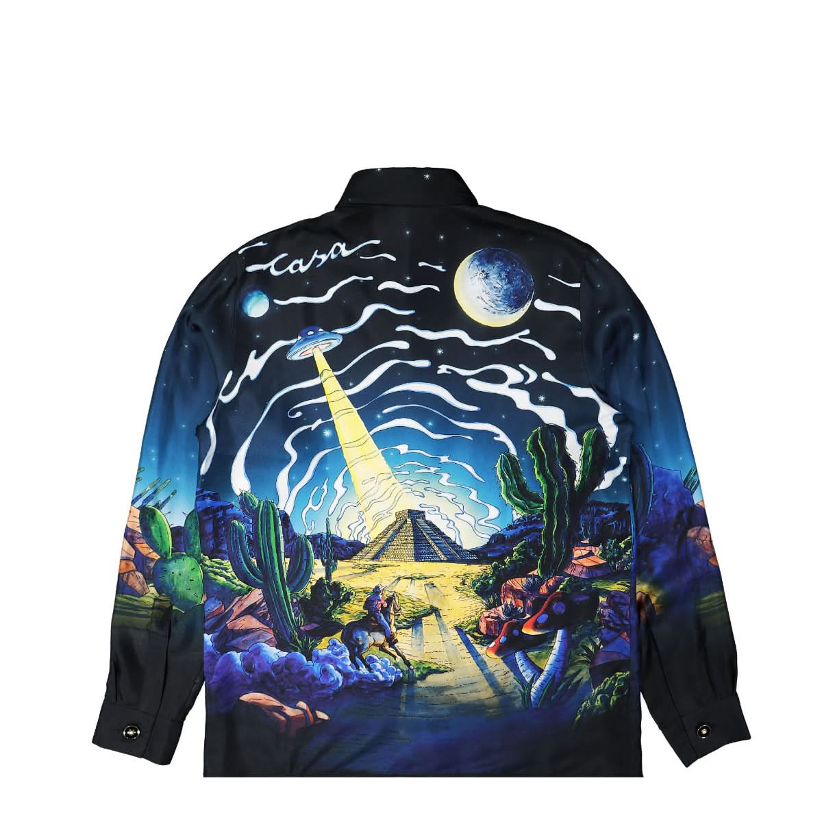 Long Sleeve Silk Shirt - Image 2