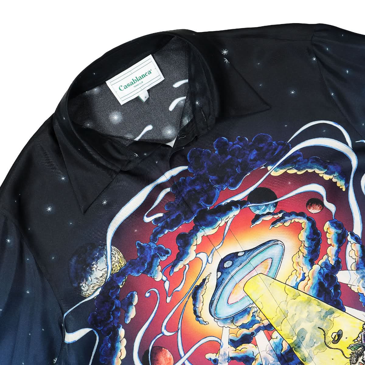 Long Sleeve Silk Shirt - Image 3