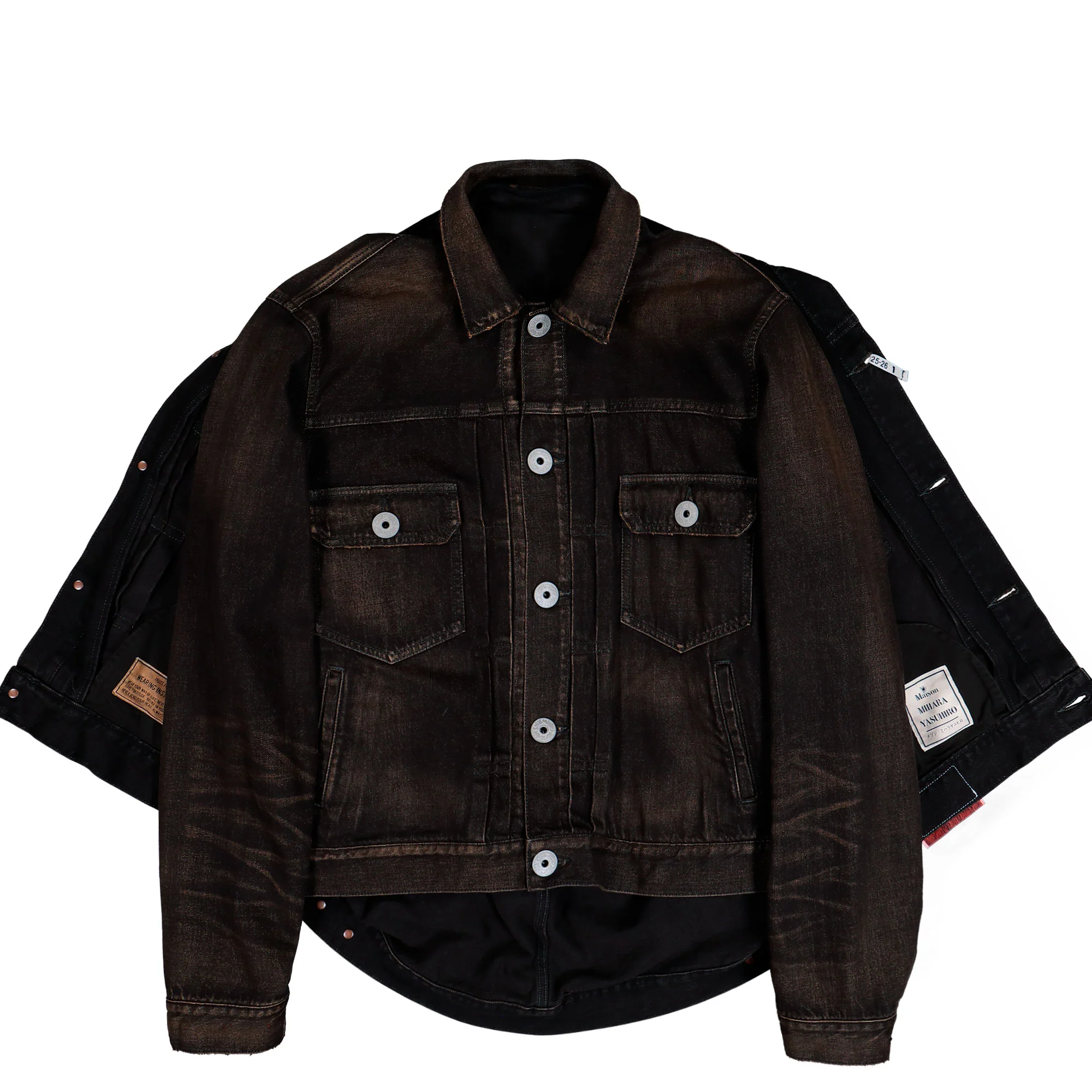 Front Layered Denim Jacket - Image 6