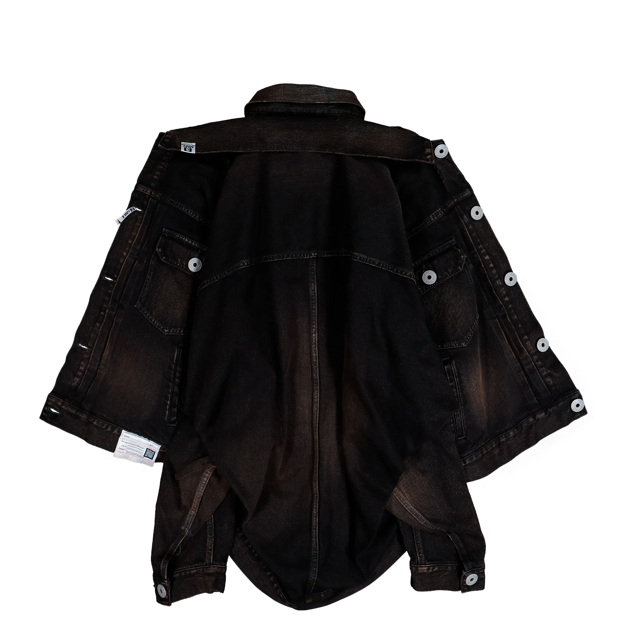 Front Layered Denim Jacket - Image 7