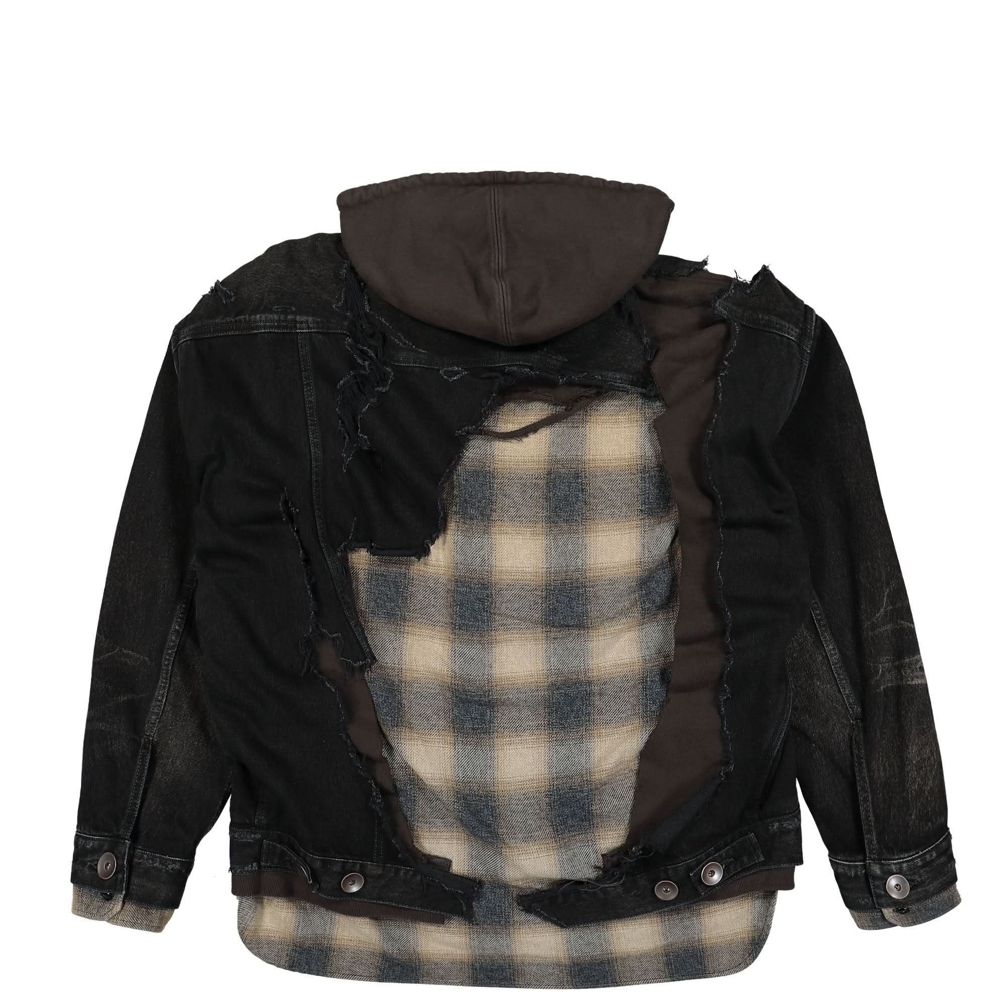 Mix Layered Denim Jacket - Image 2