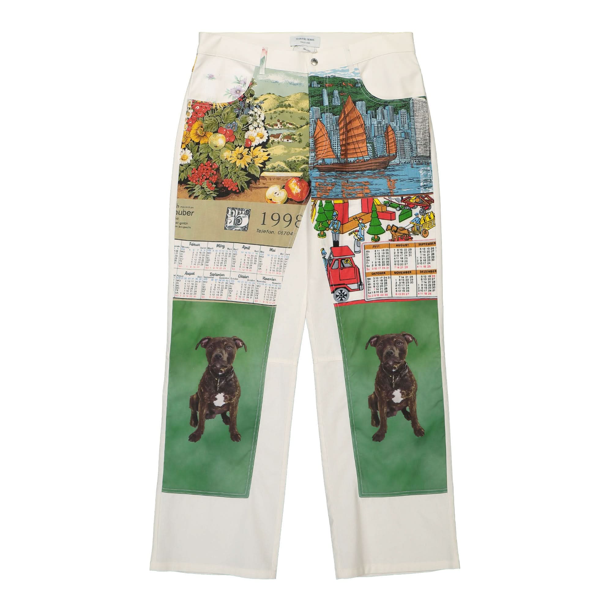 Household Linen Calendar Straight Leg Pants - Image 24