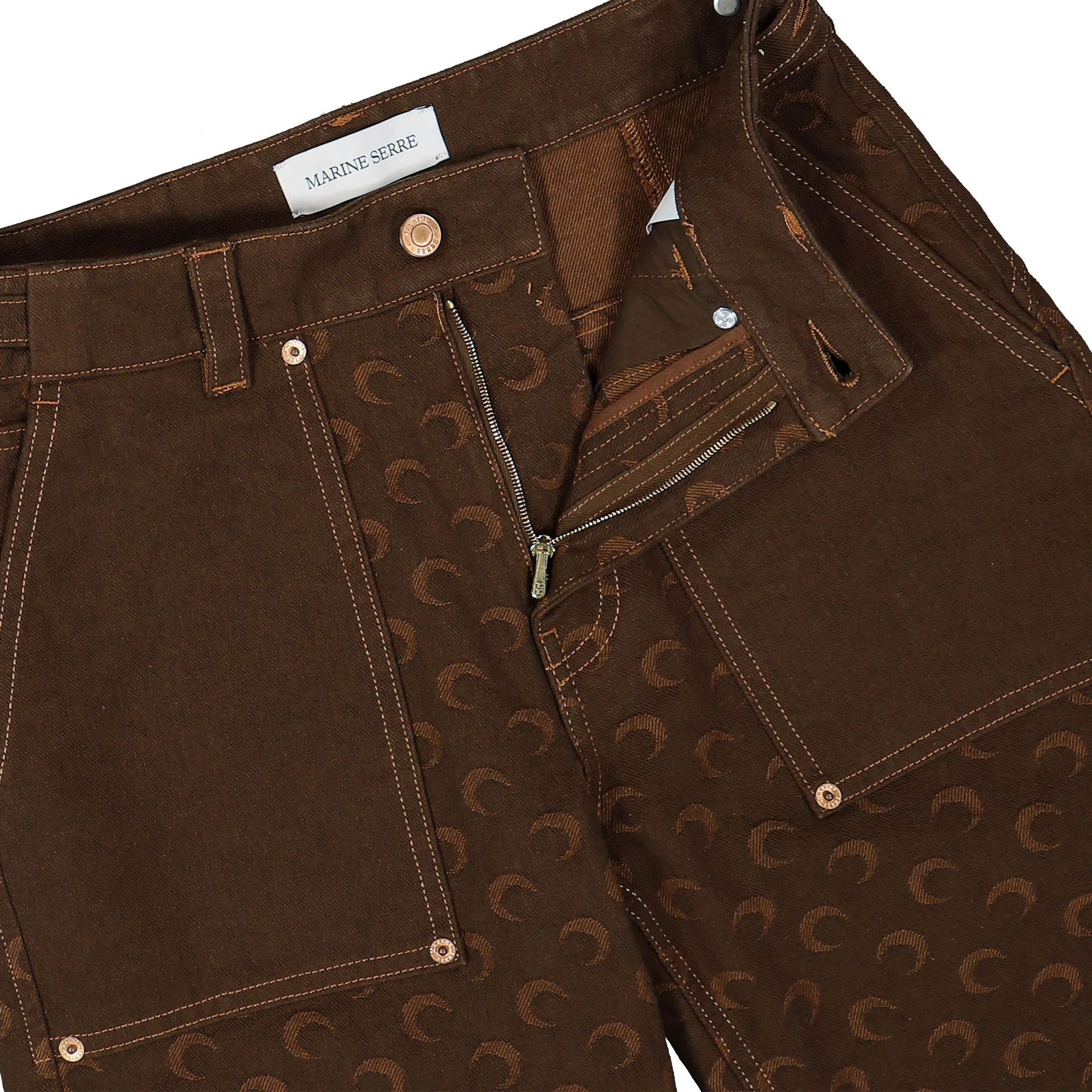 Moon Jacquard Twill Workwear Pants - Image 4