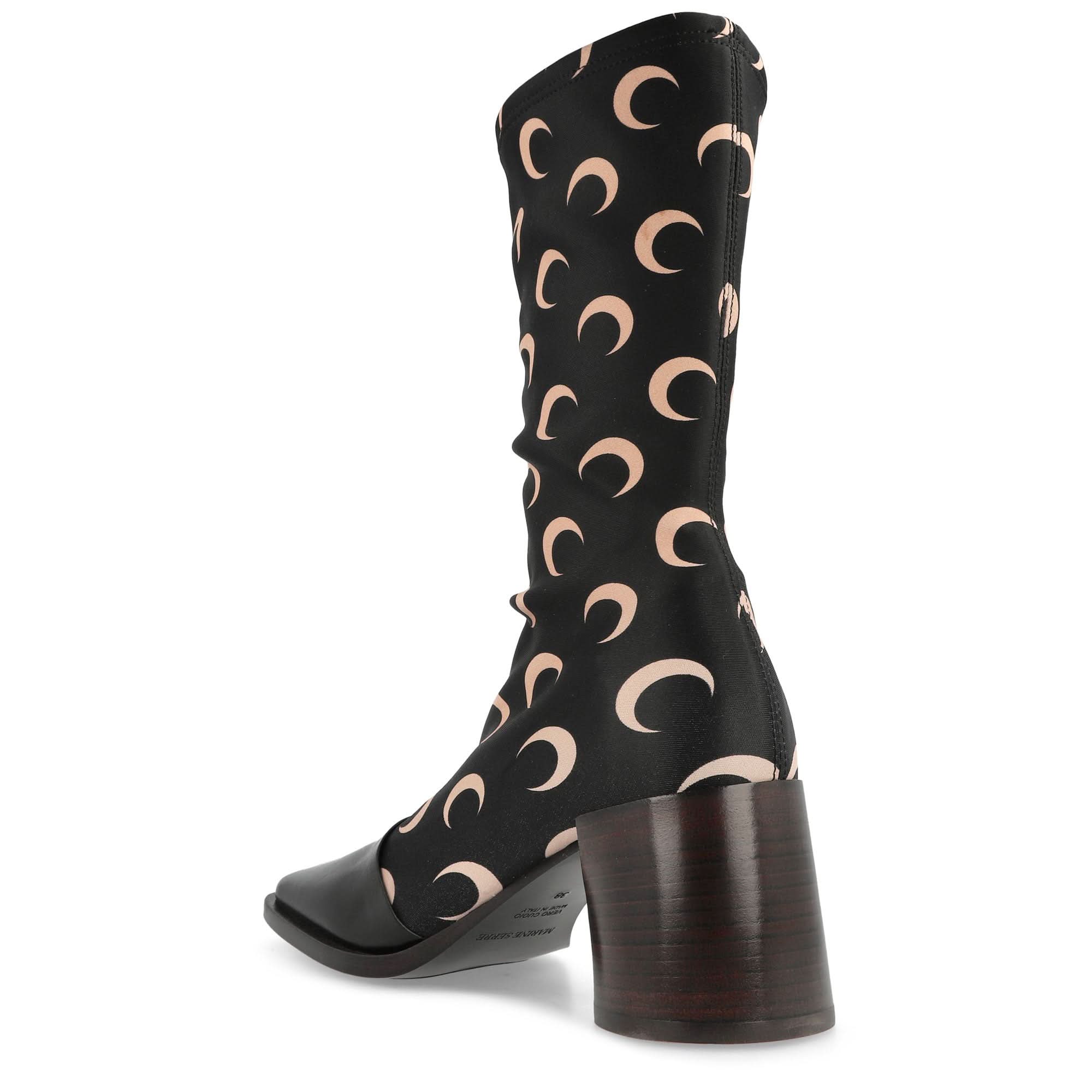 Regenerated All Over Moon Jersey Ankle Boots - Image 3
