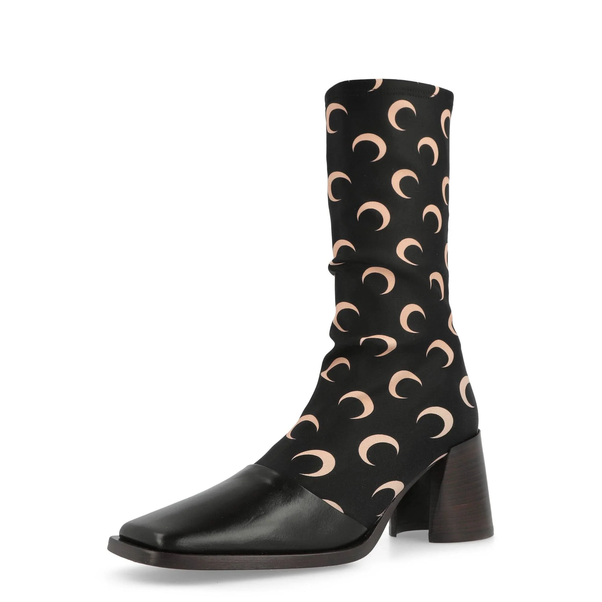 Regenerated All Over Moon Jersey Ankle Boots - Image 4