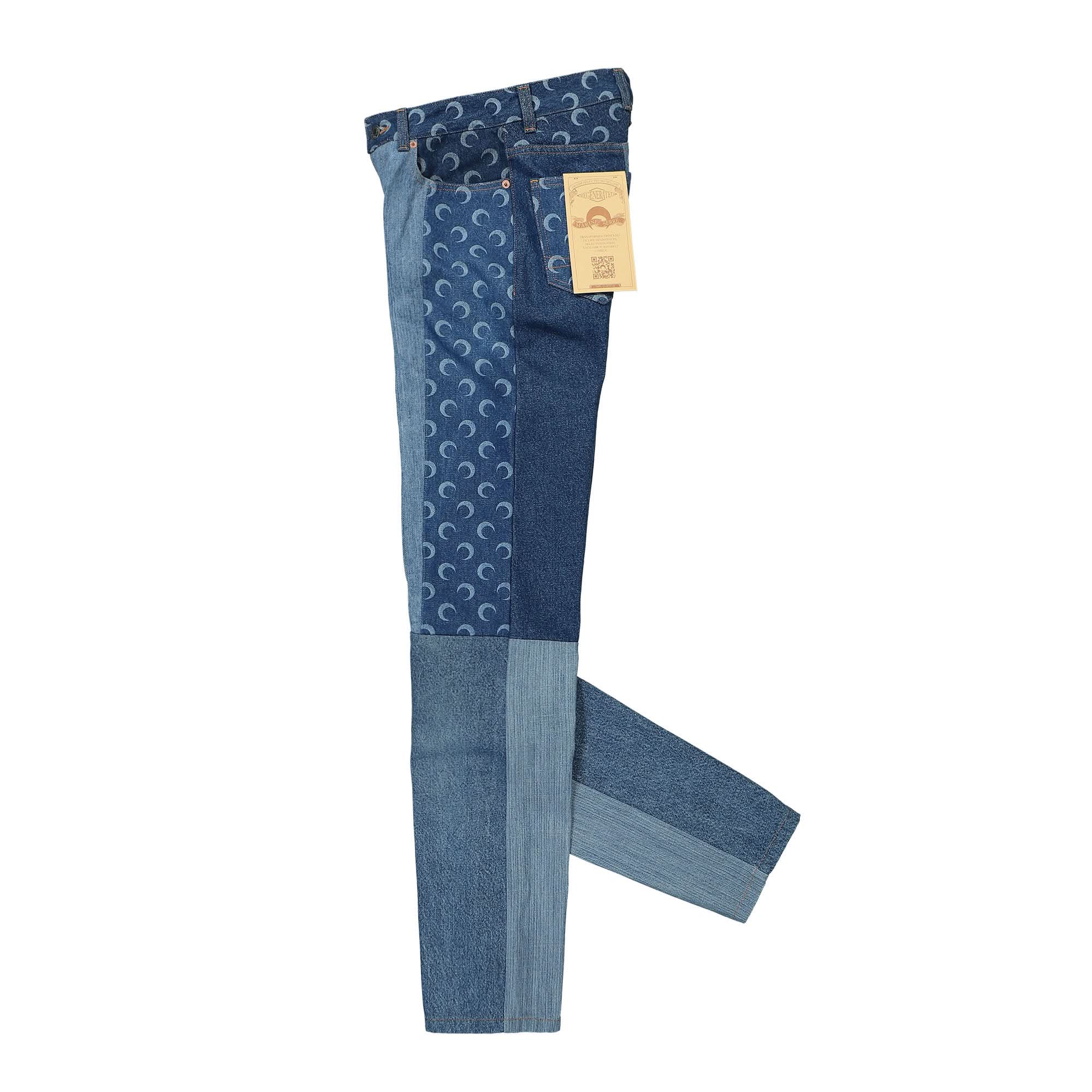 Regenerated Denim Straight Leg Pants - Image 3