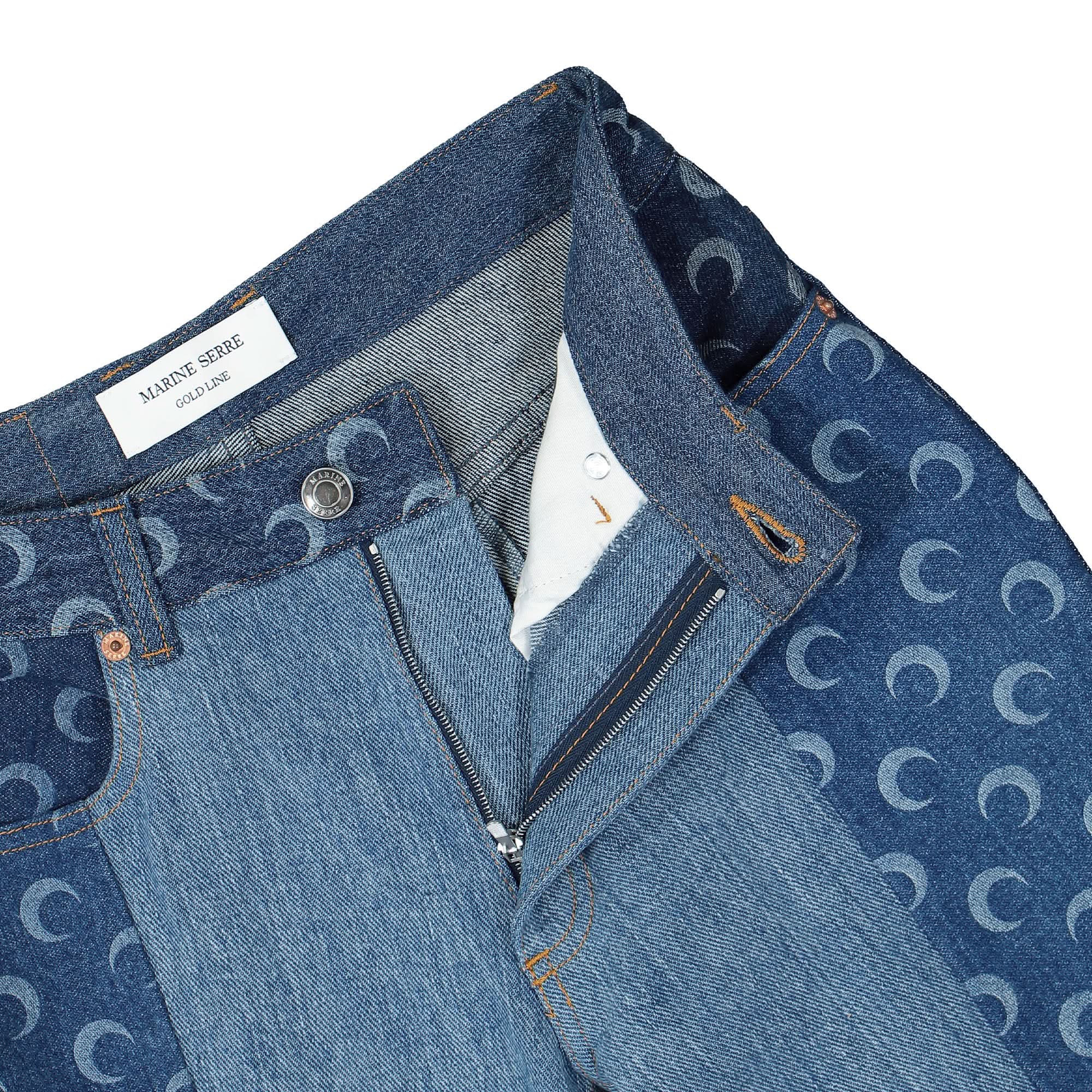 Regenerated Denim Straight Leg Pants - Image 4