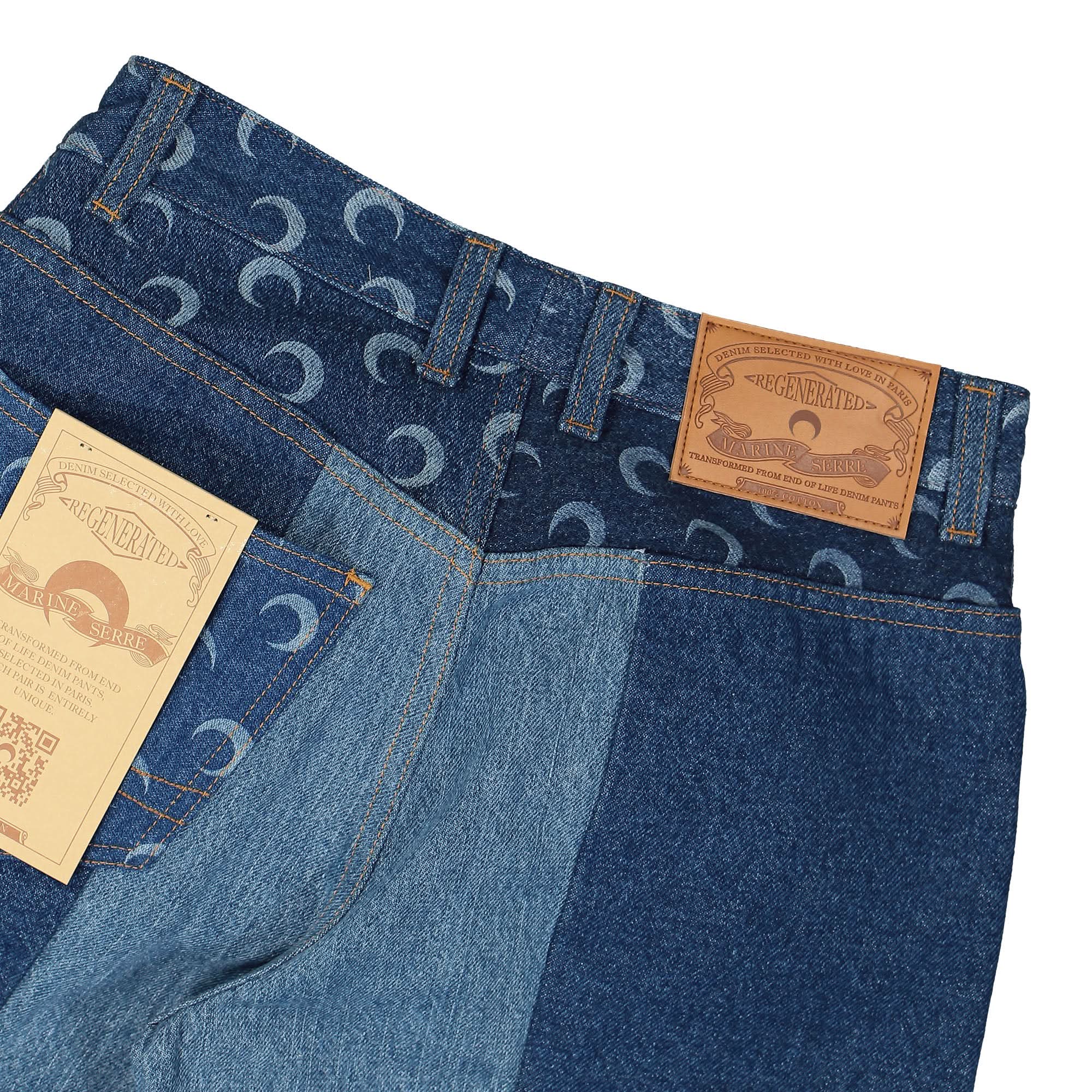 Regenerated Denim Straight Leg Pants - Image 5