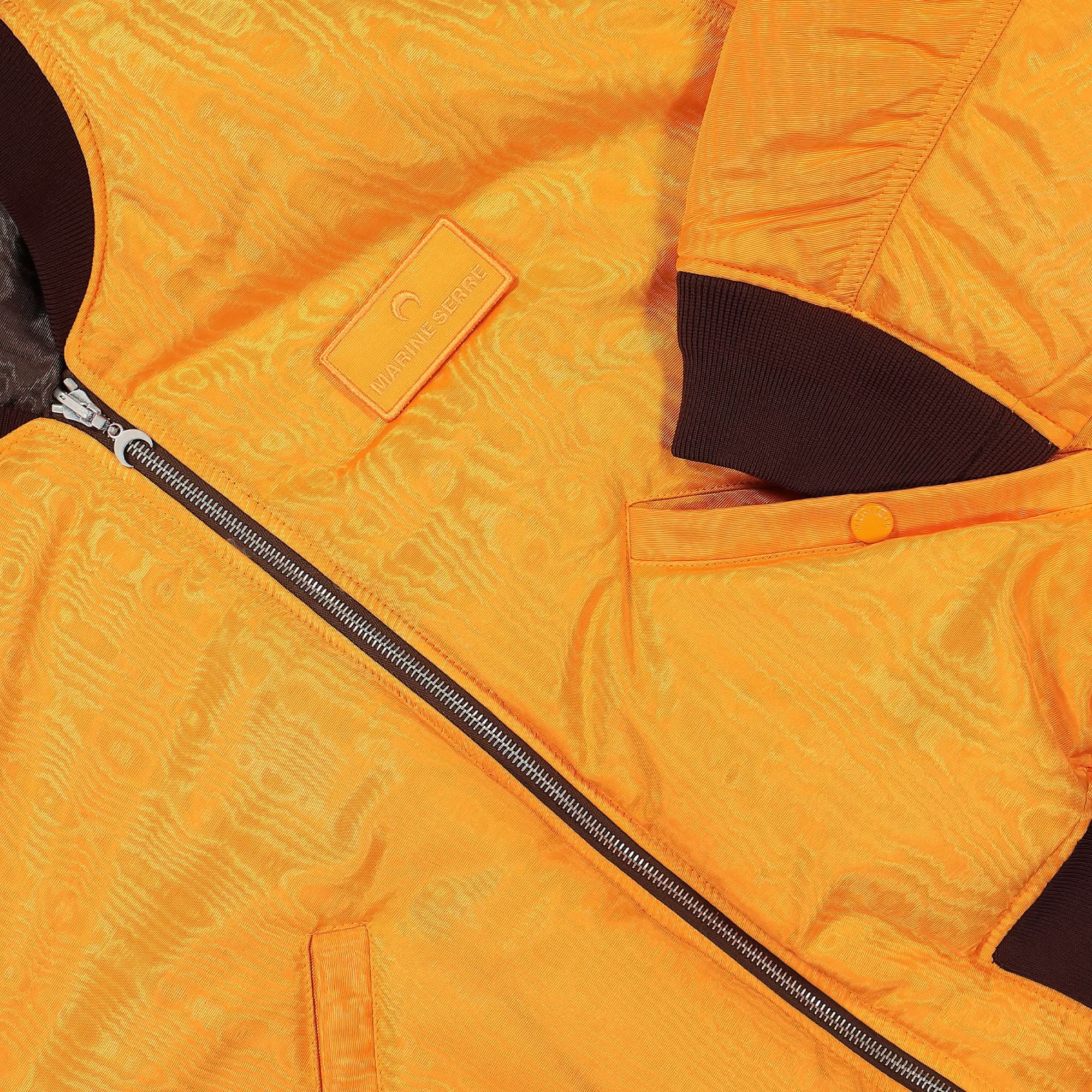 Regenerated Reversible Moire Bomber Jacket - Image 9