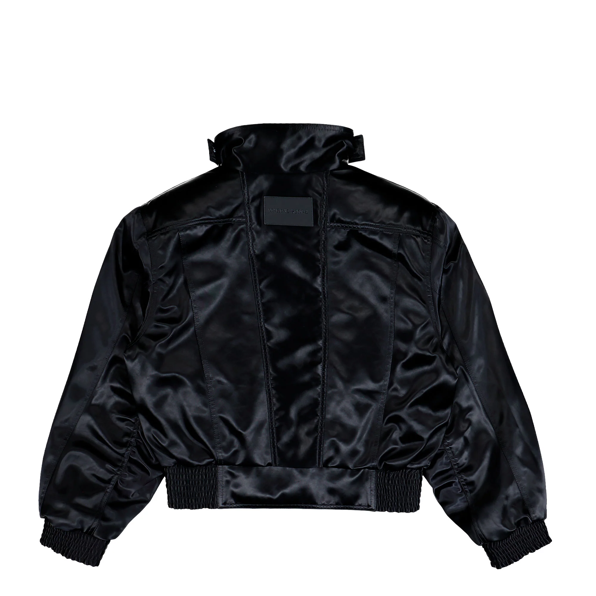 Satin Nylon Bomber Jacket - Image 2