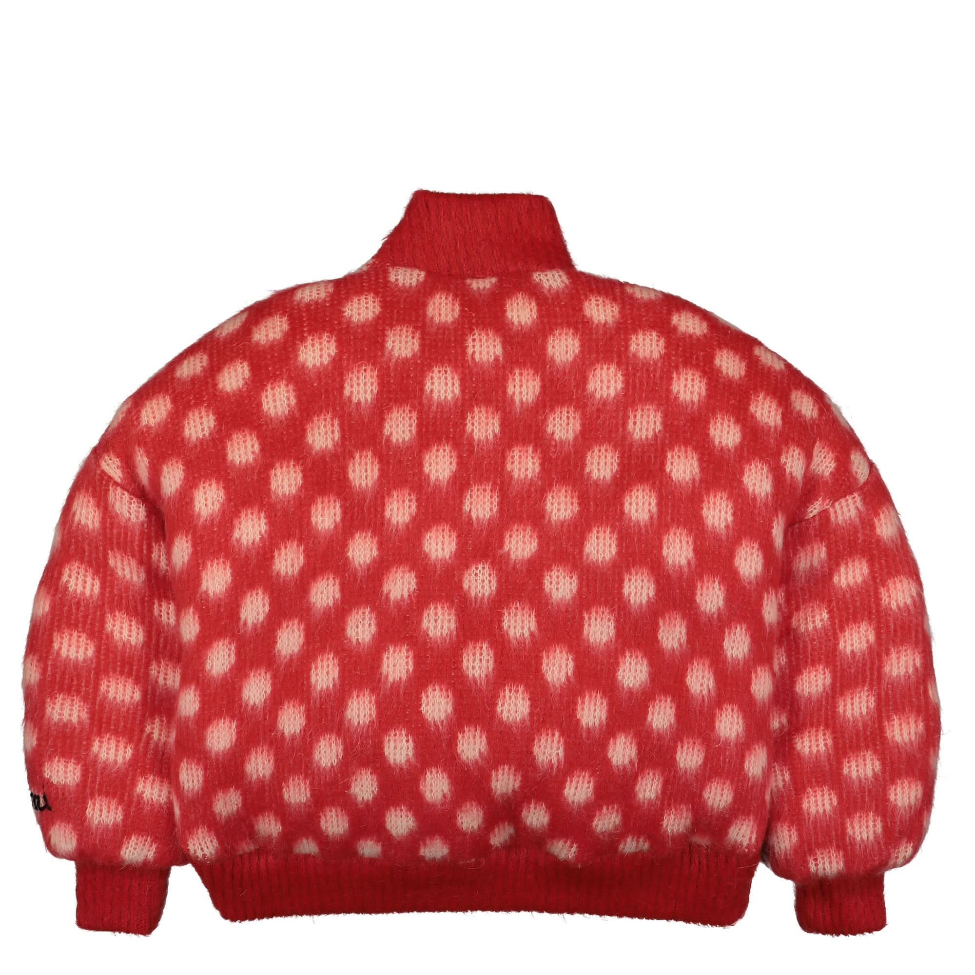 Brushed Dots Fuzzy Wuzzy Padded Jacket - Image 2