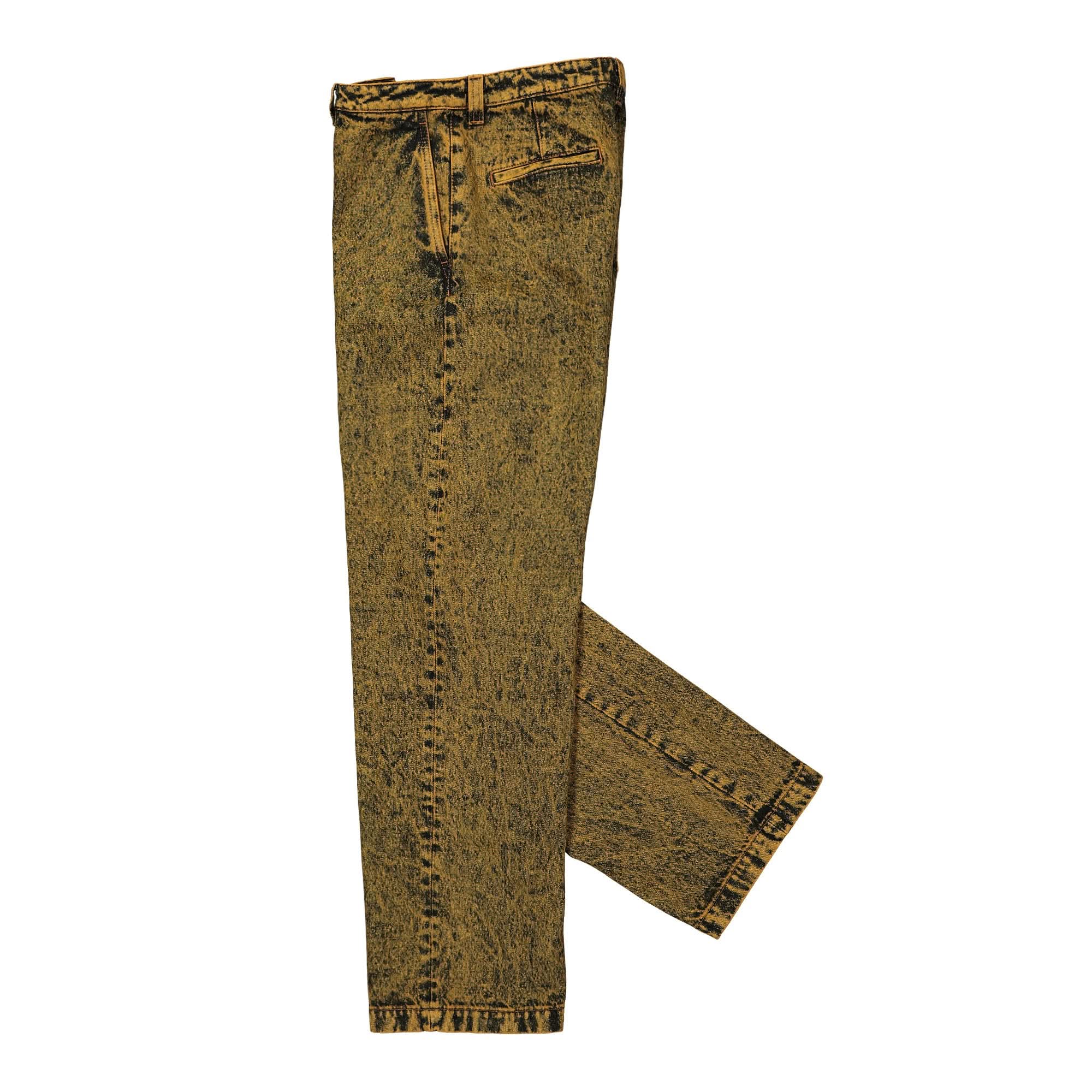 Marble Dyed Cotton Denim Trousers - Image 3