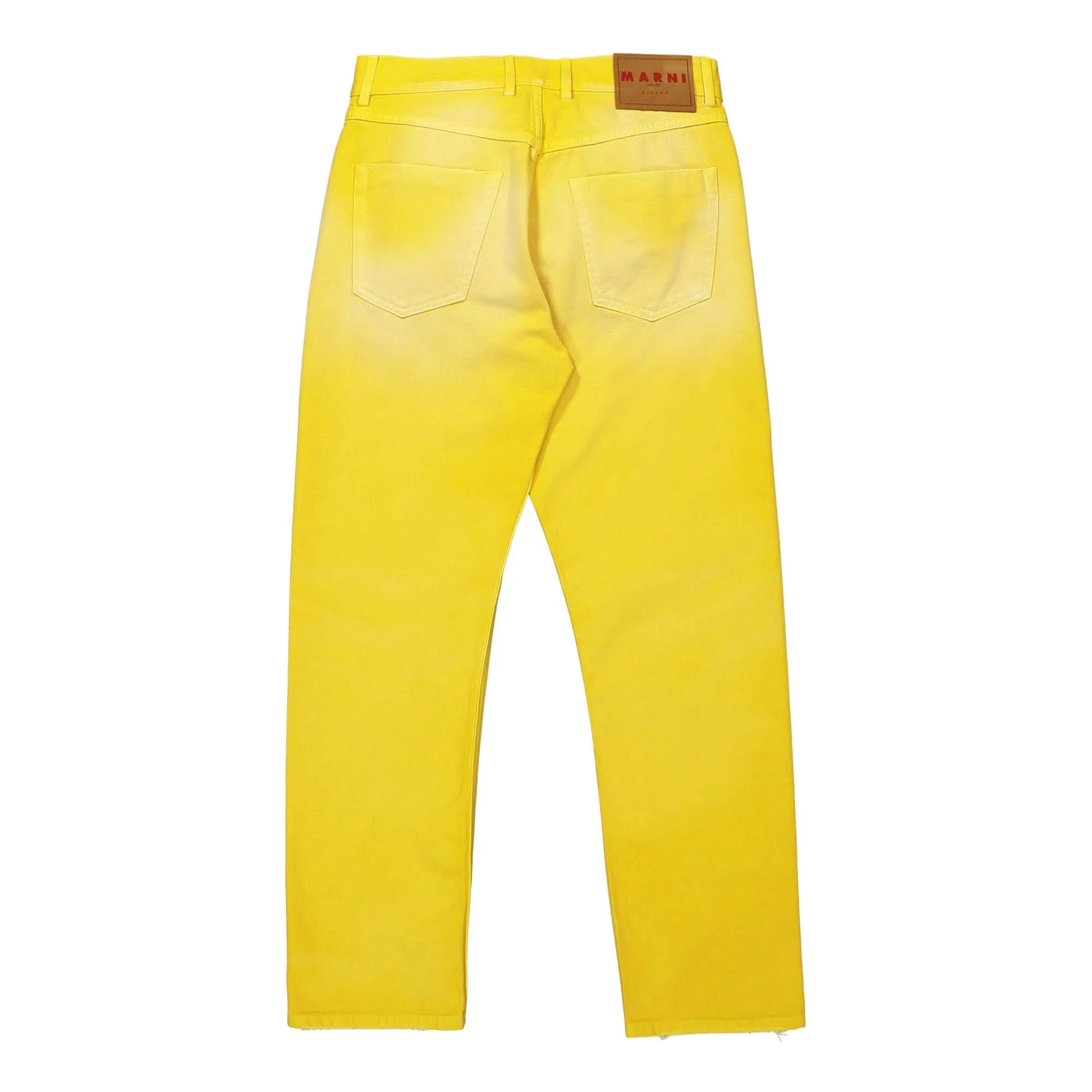Overdyed Cotton Bull Denim Trousers - Image 2