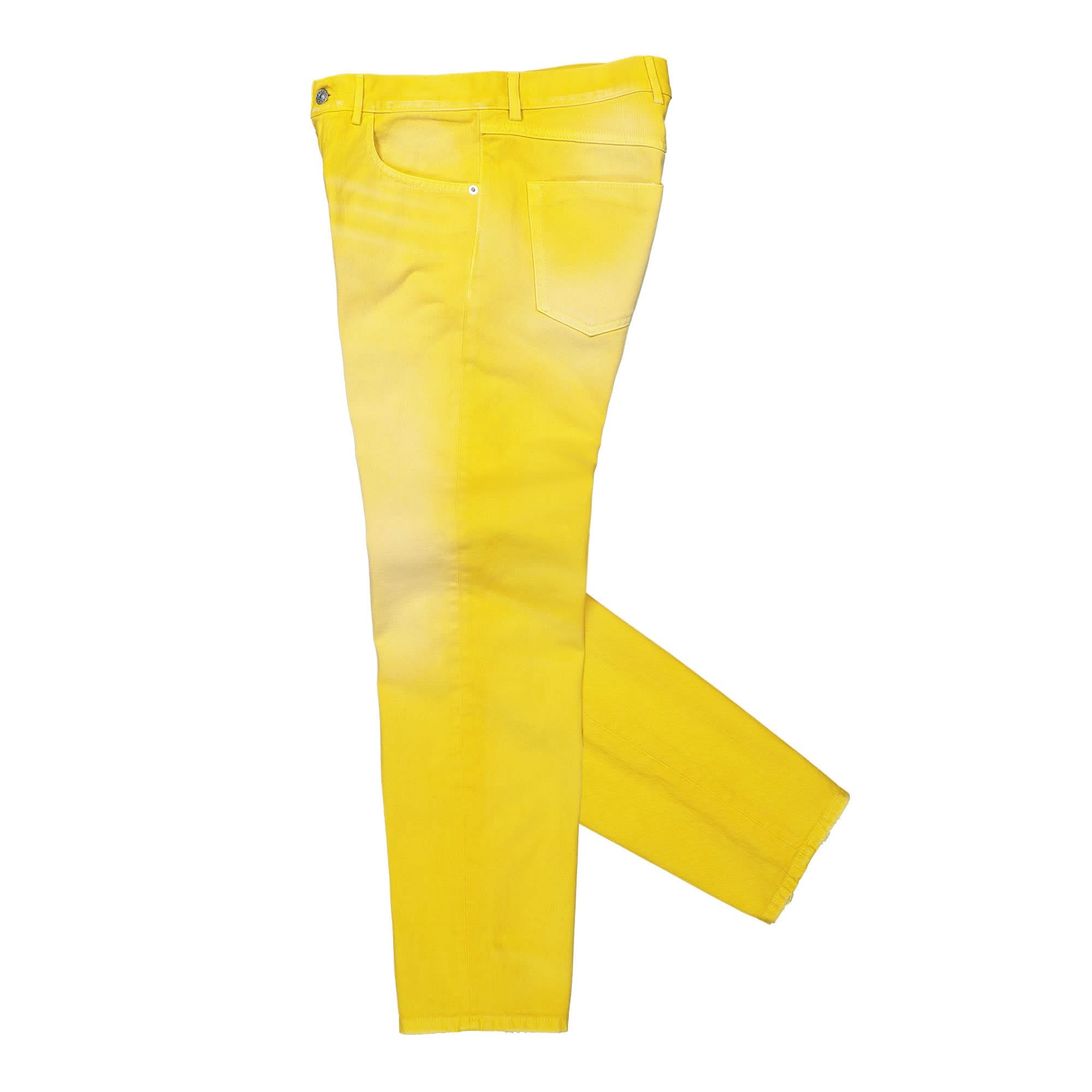 Overdyed Cotton Bull Denim Trousers - Image 3