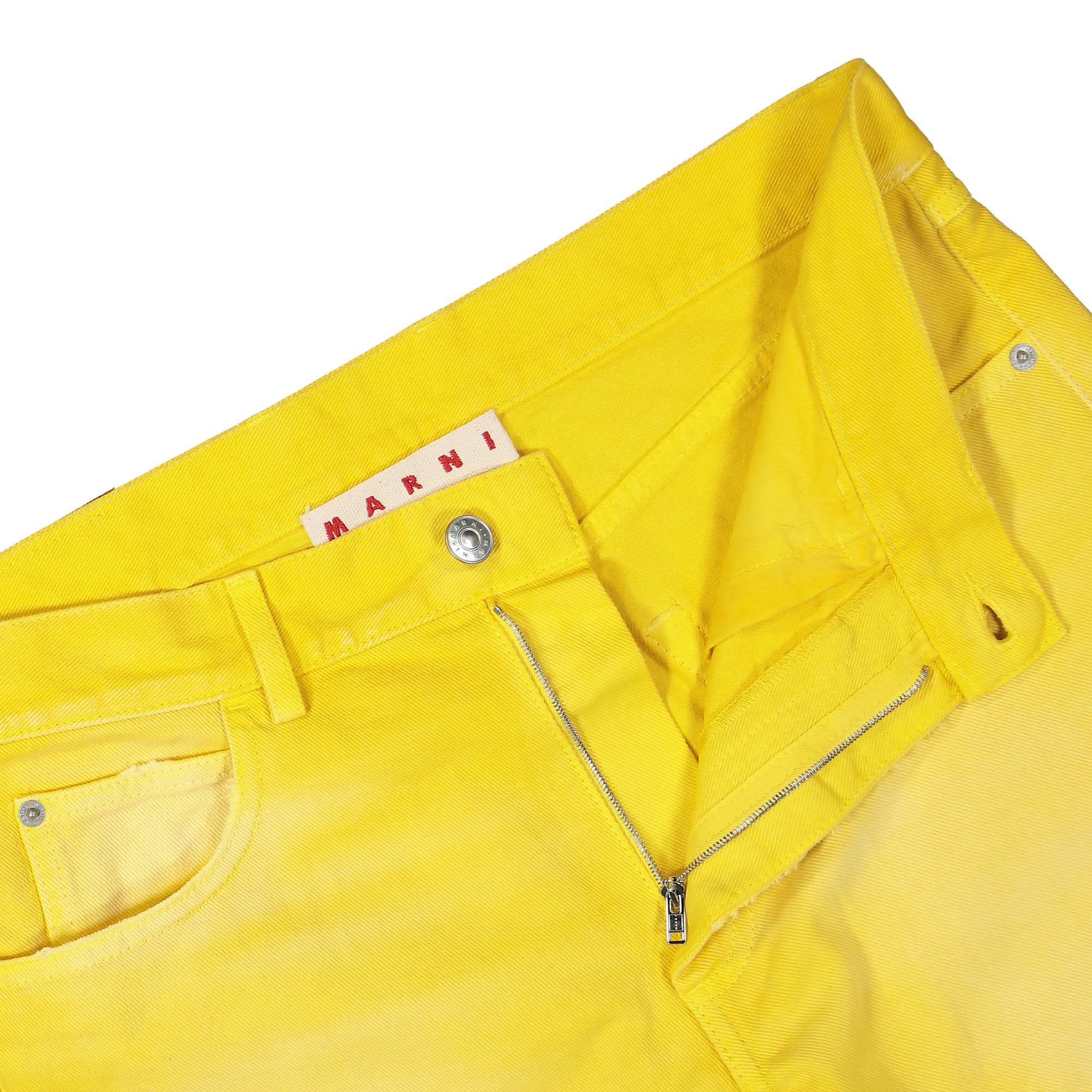 Overdyed Cotton Bull Denim Trousers - Image 4