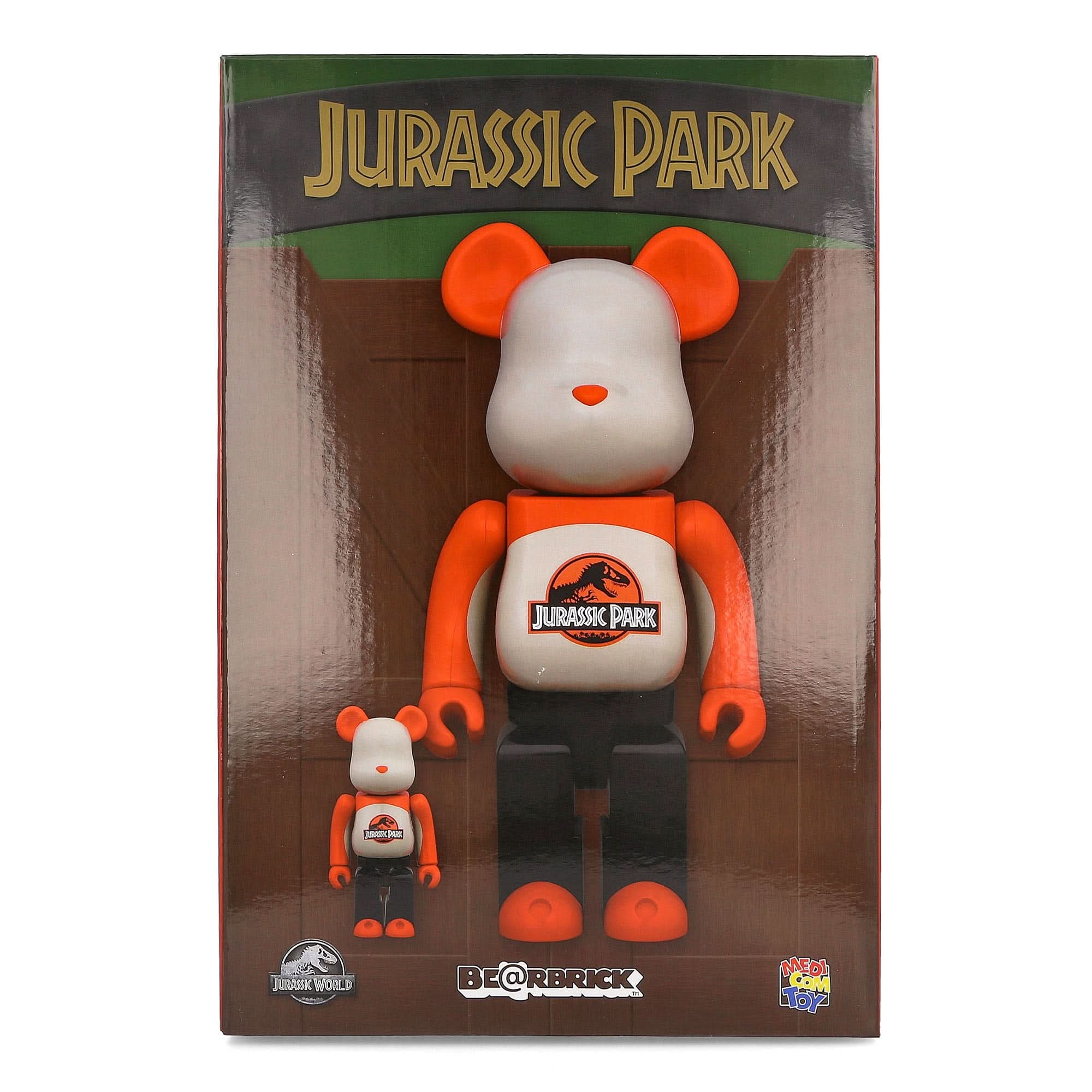 Be@rbrick Jurassic Park 400% + 100% - Image 5