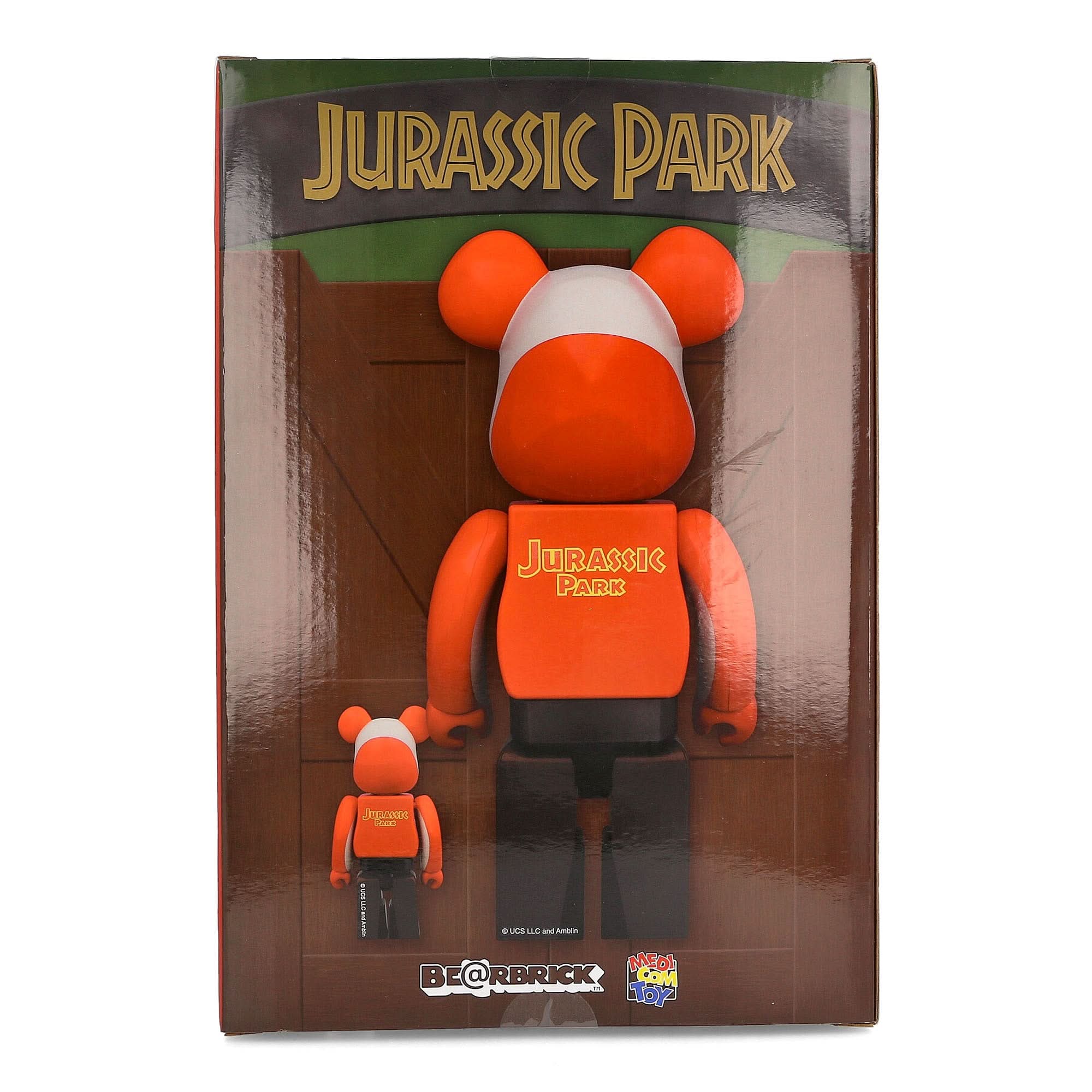 Be@rbrick Jurassic Park 400% + 100% - Image 6