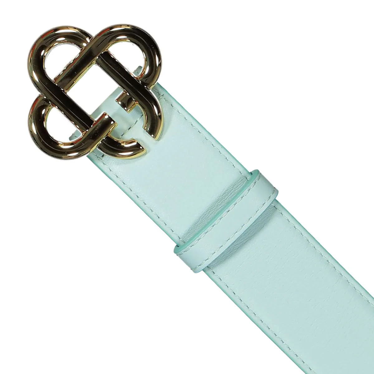 Mens CC Logo Buckle Belt - Image 8