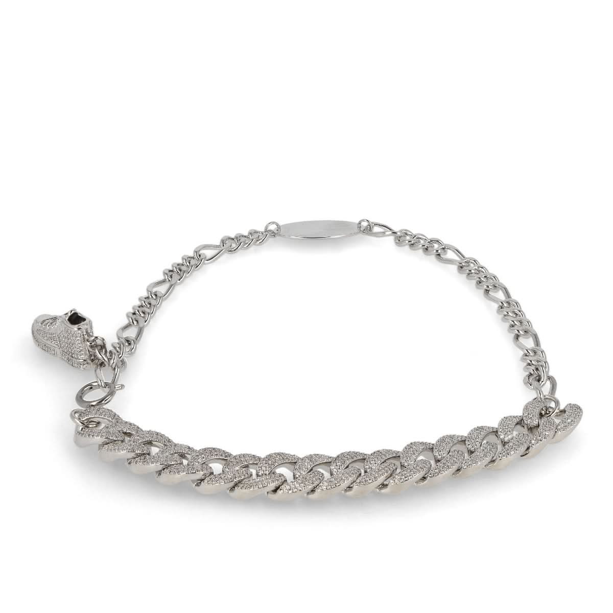 Metal Shoes Diamond Necklace