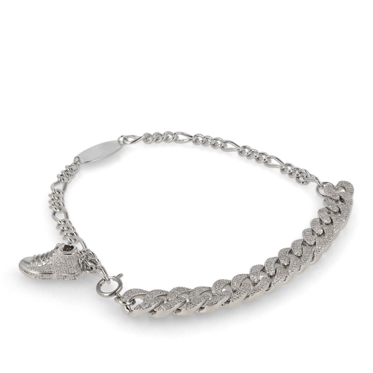 Metal Shoes Diamond Necklace - Image 3