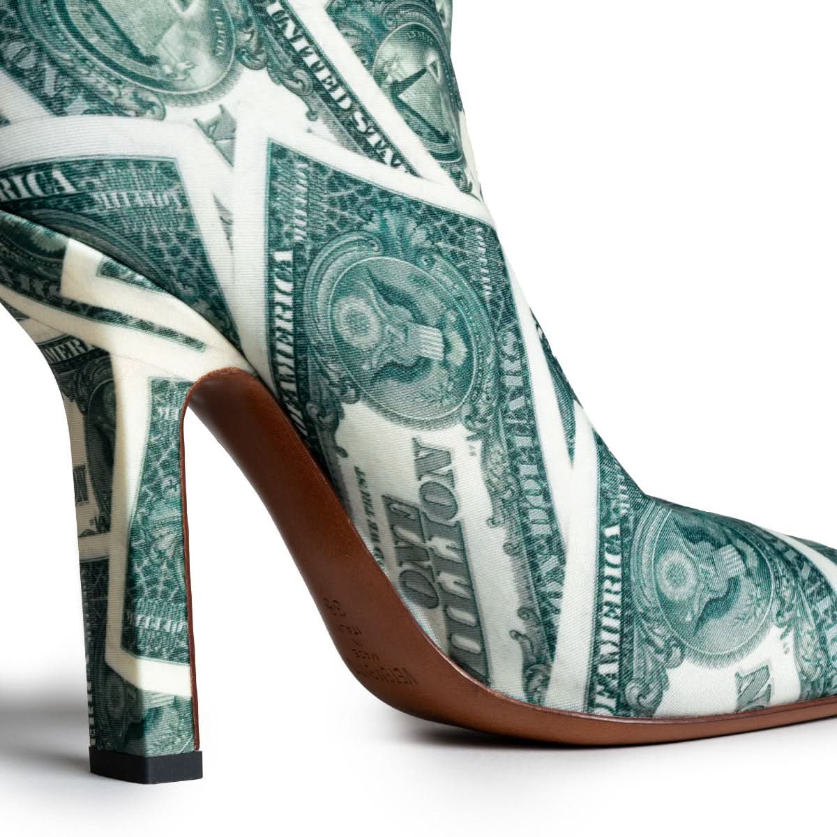 Million Dollar High Boomerang Sock Boots - Image 4