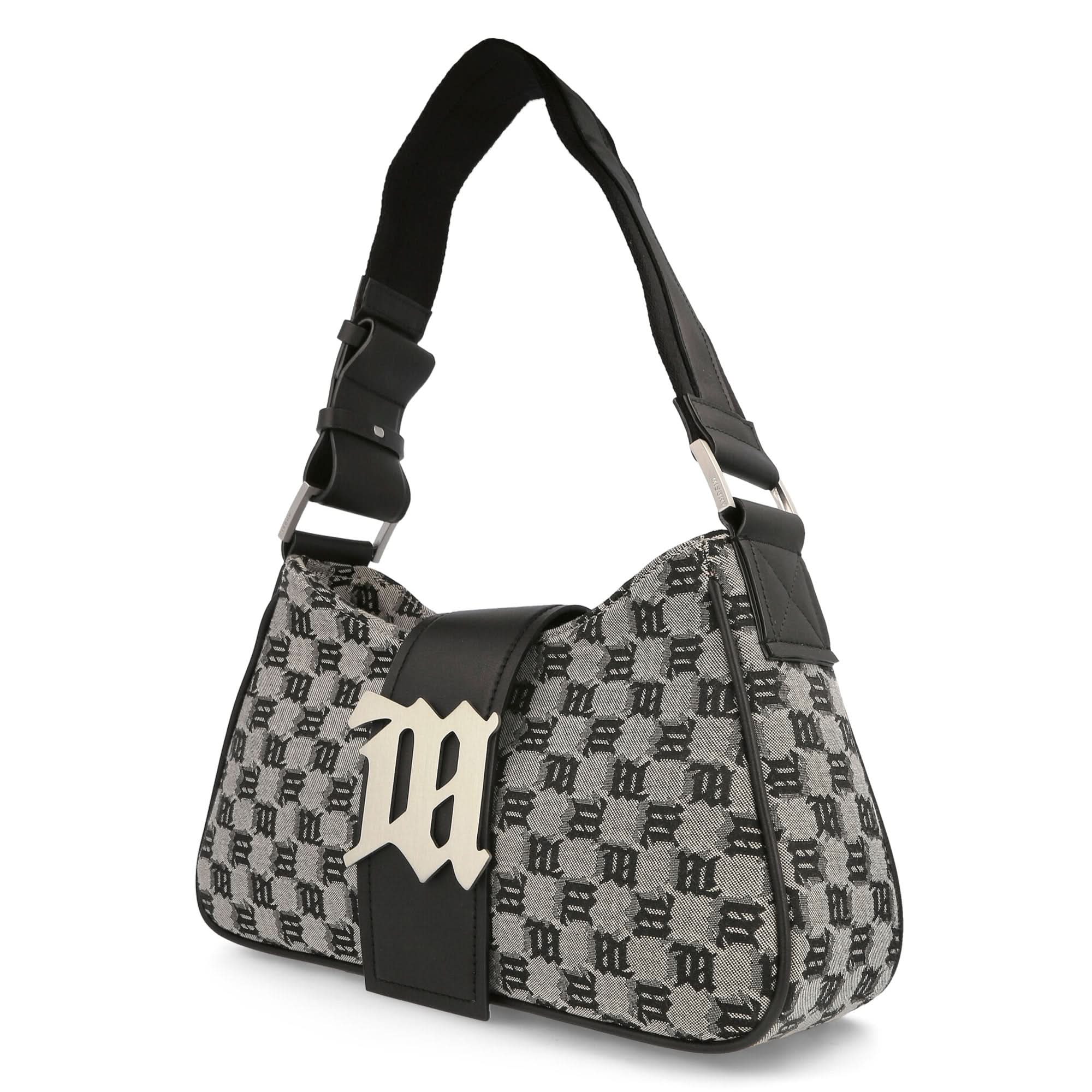 Jacquard Monogram Shoulder Bag Medium - Image 2