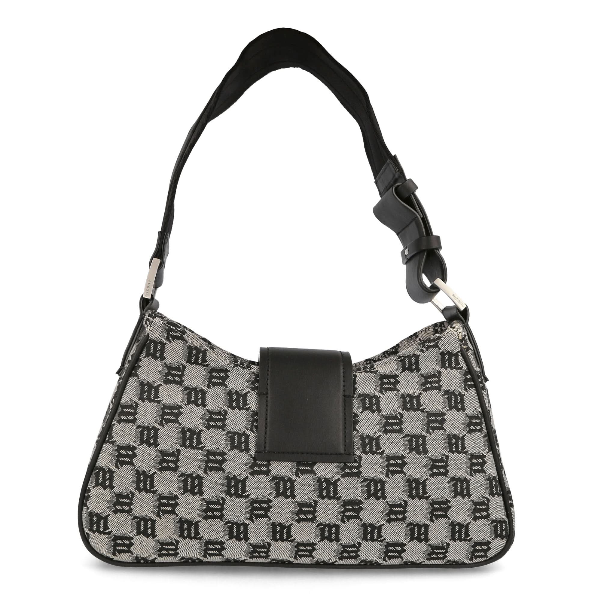 Jacquard Monogram Shoulder Bag Medium - Image 3