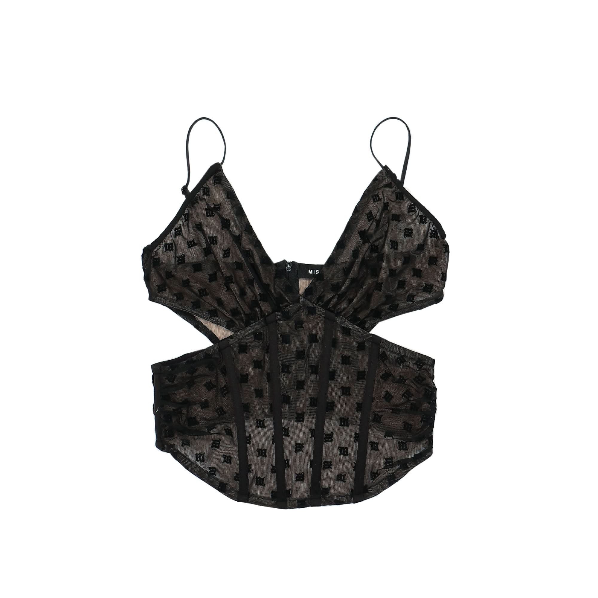 Mesh Monogram Corset