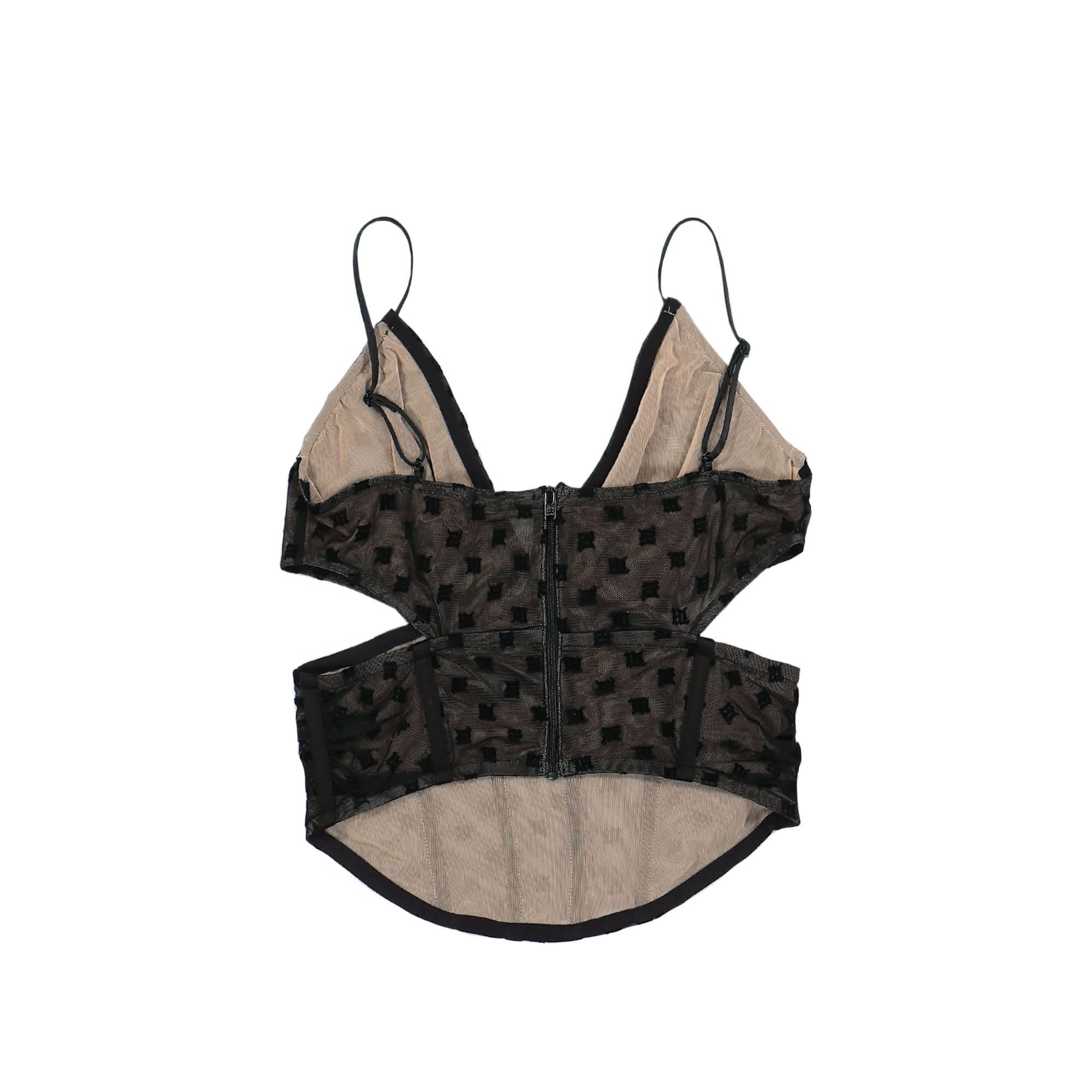 Mesh Monogram Corset - Image 3