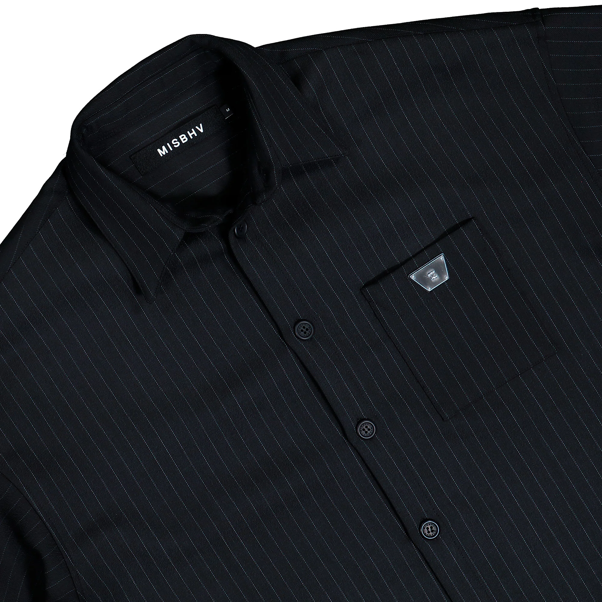 Pinstripe Overshirt - Image 3