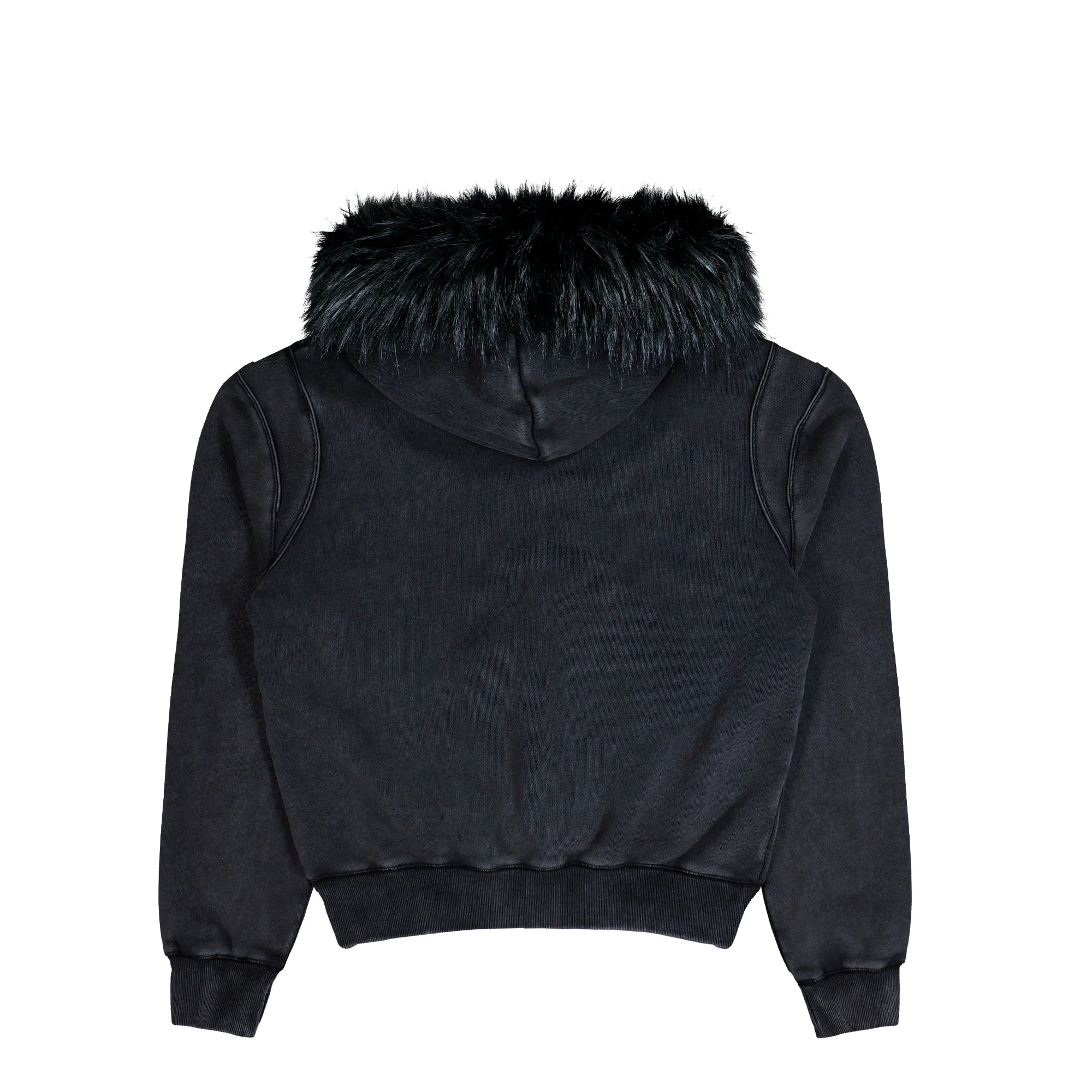 Star Teddy Fur Hoodie - Image 2