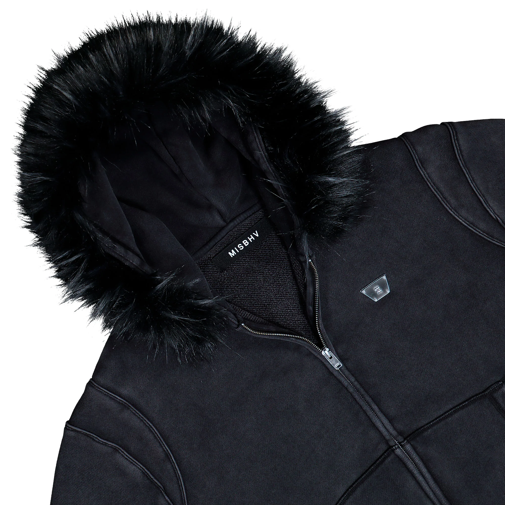 Star Teddy Fur Hoodie - Image 3