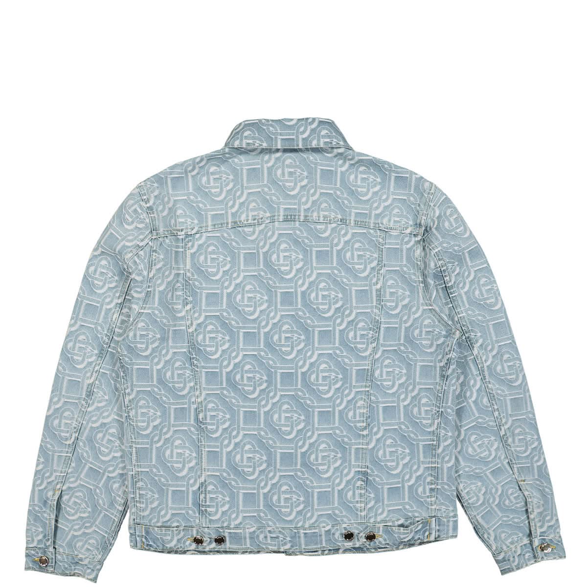 Monogram Jacquard Classic Denim Jacket - Image 2