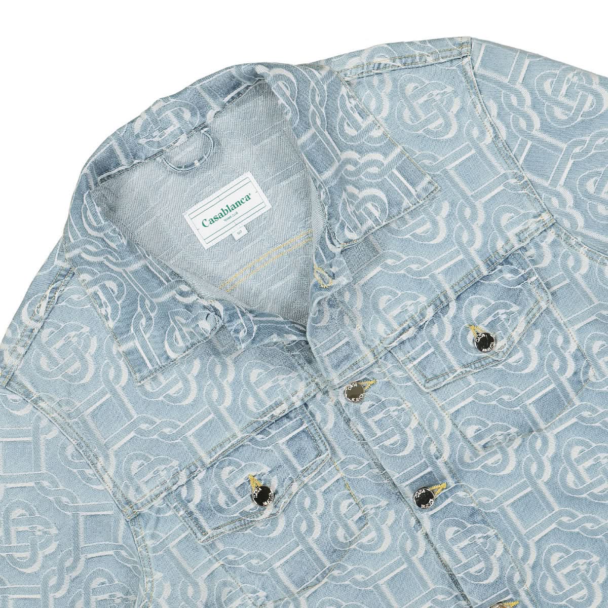 Monogram Jacquard Classic Denim Jacket - Image 3