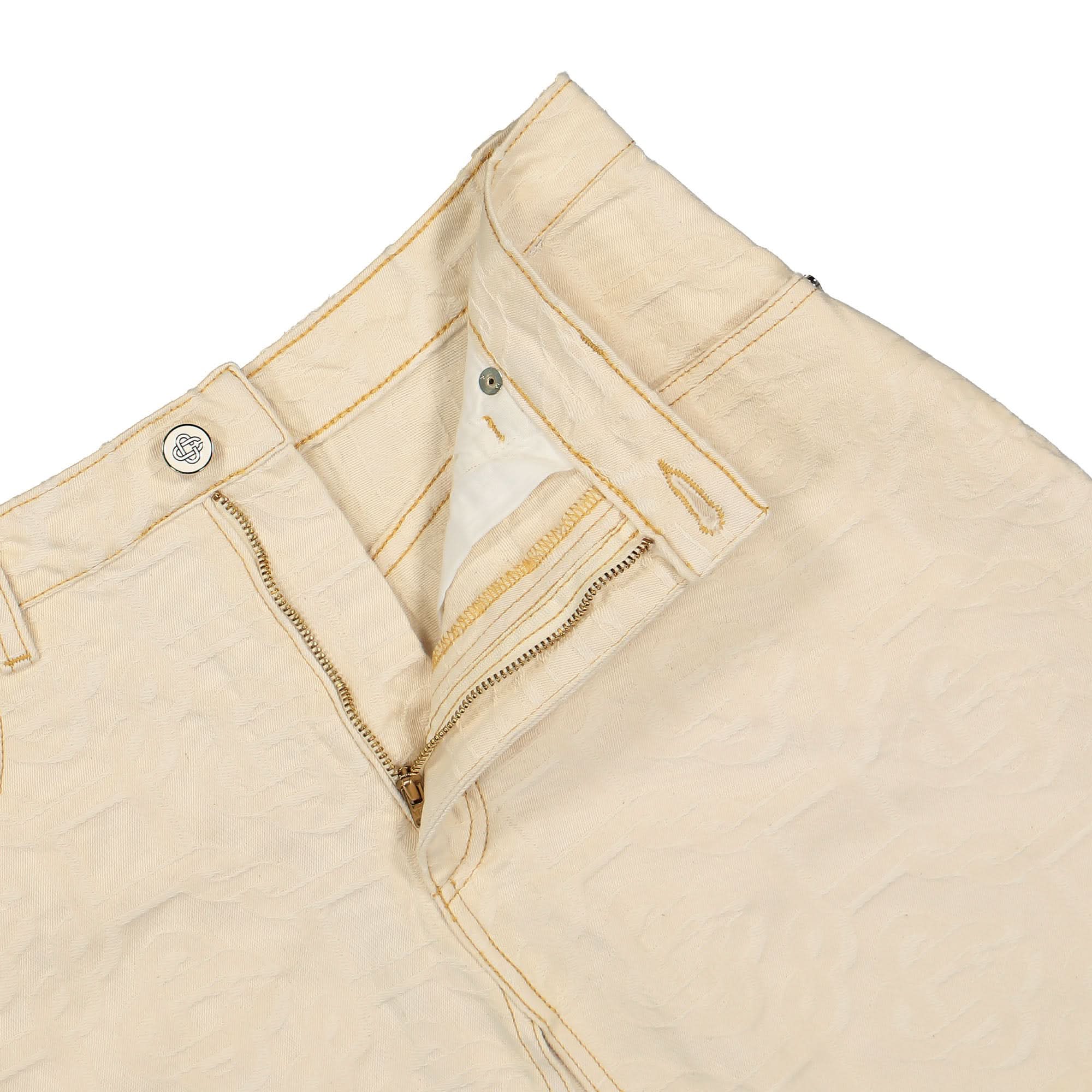 Monogram Jacquard Denim Skirt - Image 4